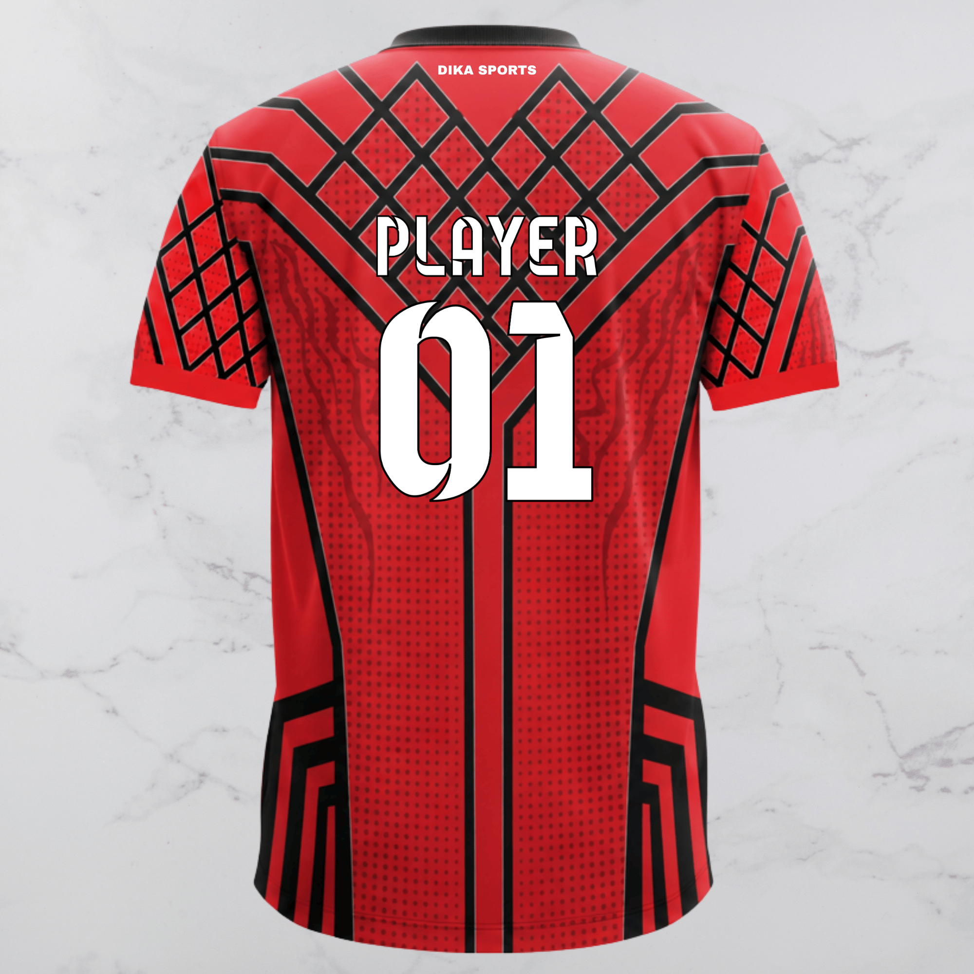 Dika Sports Cricket Jersey for Men and women | Custom Round Neck Personalized Cricket Jersey