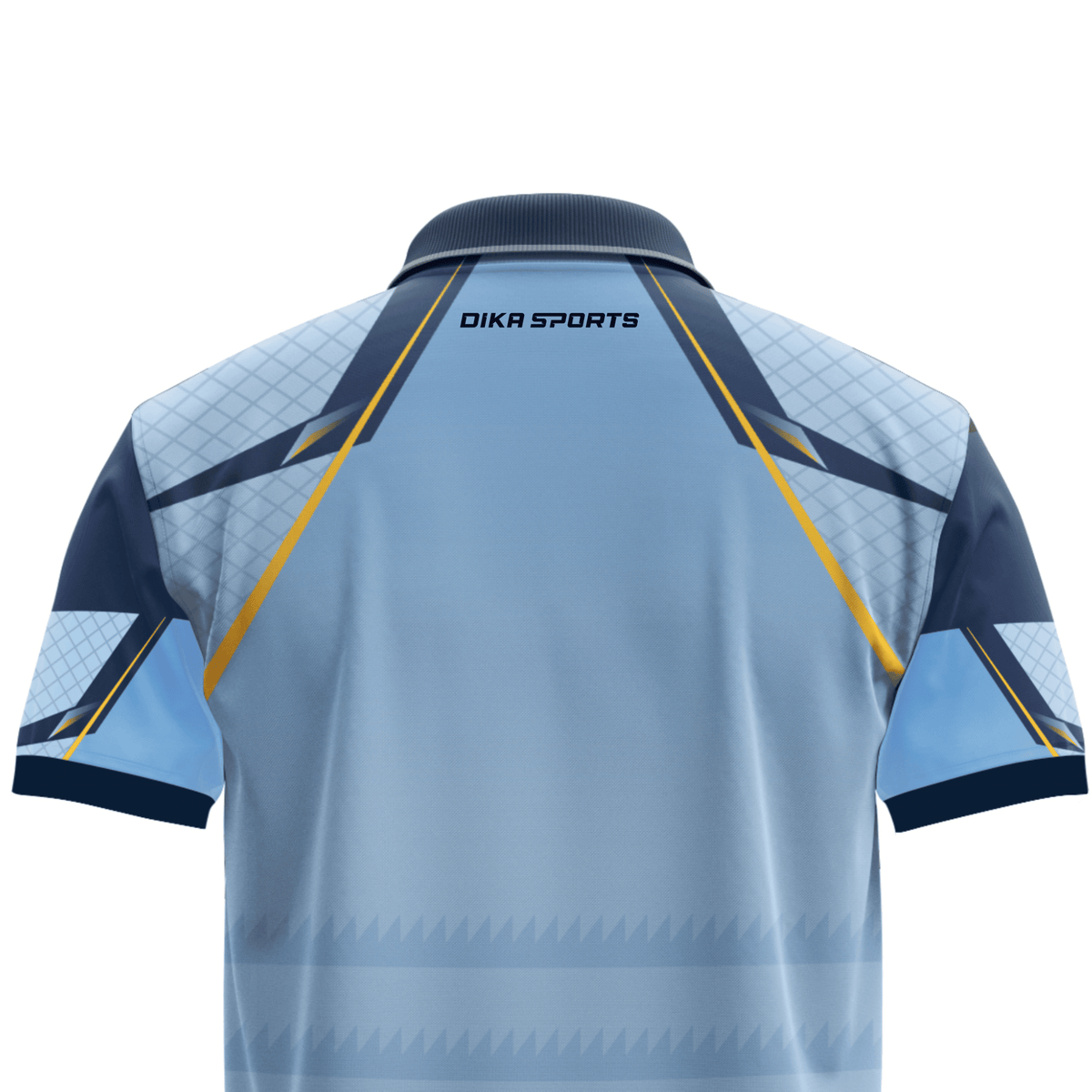 Dika Sports Men's Cricket Jersey with Collar – Classic Ready to Wear Sports Polo T-Shirt
