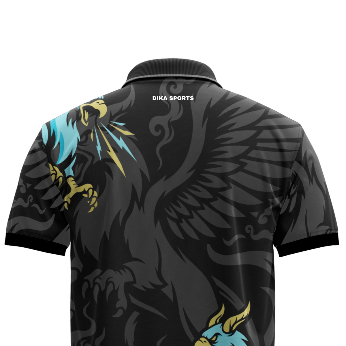 Dika Sports Cricket Jersey | Cricket T Shirt for Men | Quick-Dry Sports T-Shirt with Collar | Breathable Performance Wear