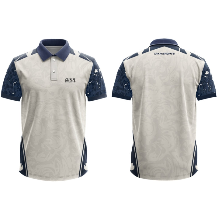 DIKA SPORTS Stand Collar T Shirts for Men  Sports Polo T Shirts for Men  Sport Jersey for Men