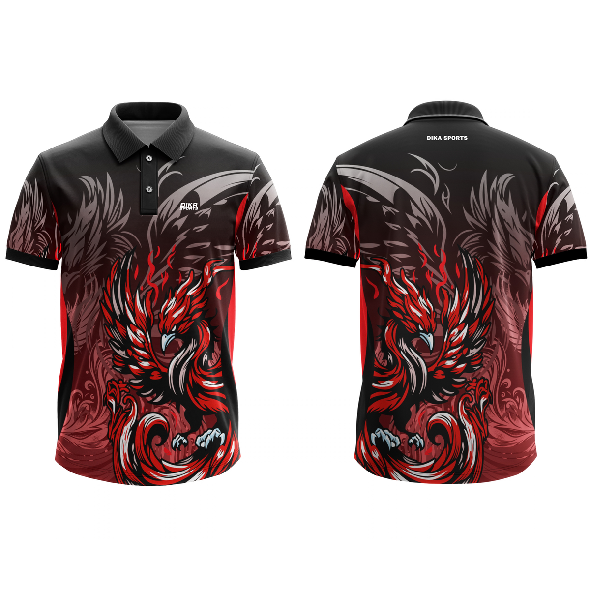 Dika Sports Cricket Jersey for Men | Large Size Team Cricket Jersey | Breathable Cricket T-Shirt | Quick Dry Technology | No Name Jersey