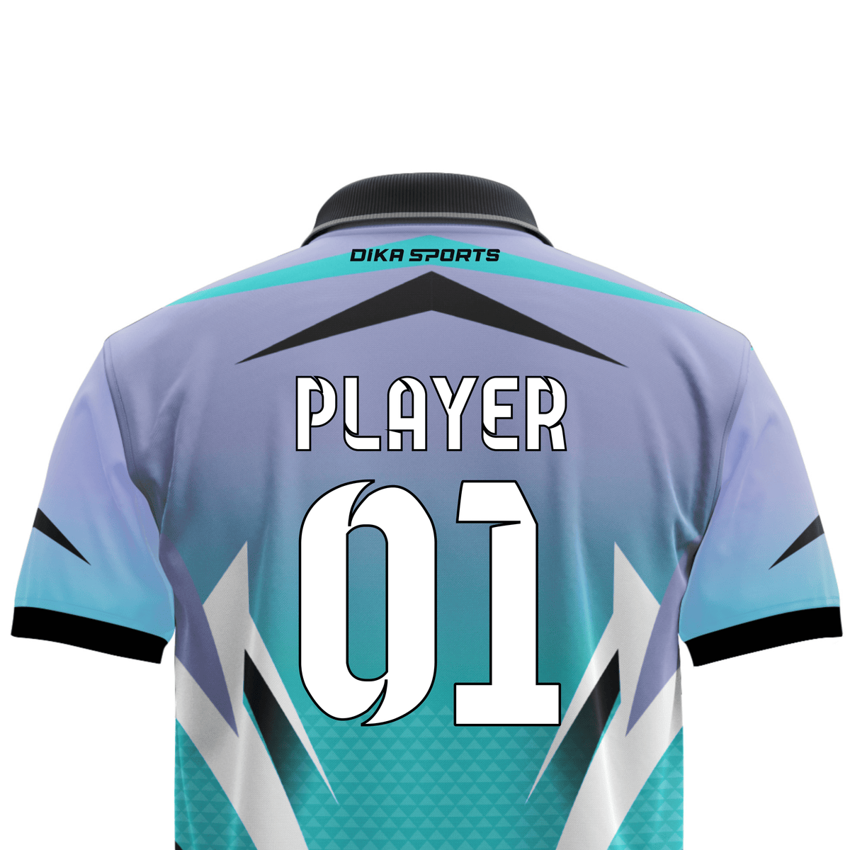DIKA SPORTS Custom Tournament Moisture Wicking Cricket Jersey – Polo Collar Match Uniform with Stylish Look