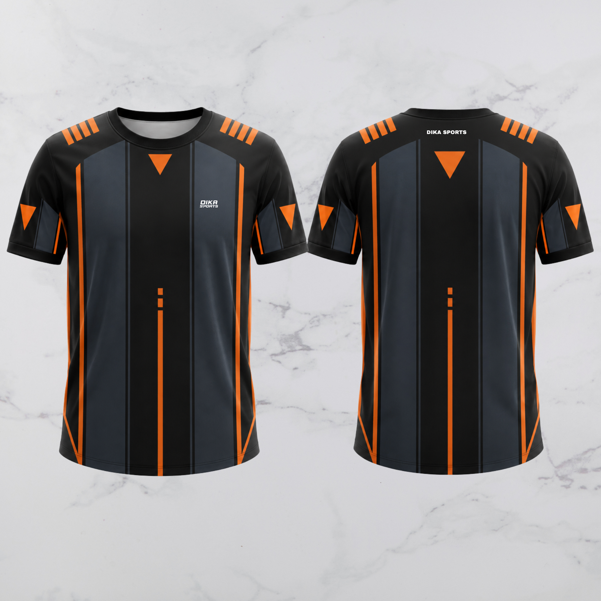 DIKA SPORTS Sport Jersey for Men Round Neck Cricket T-Shirt | Cricket Jersey Breathable | Sports Wear for Men | Team Jersey