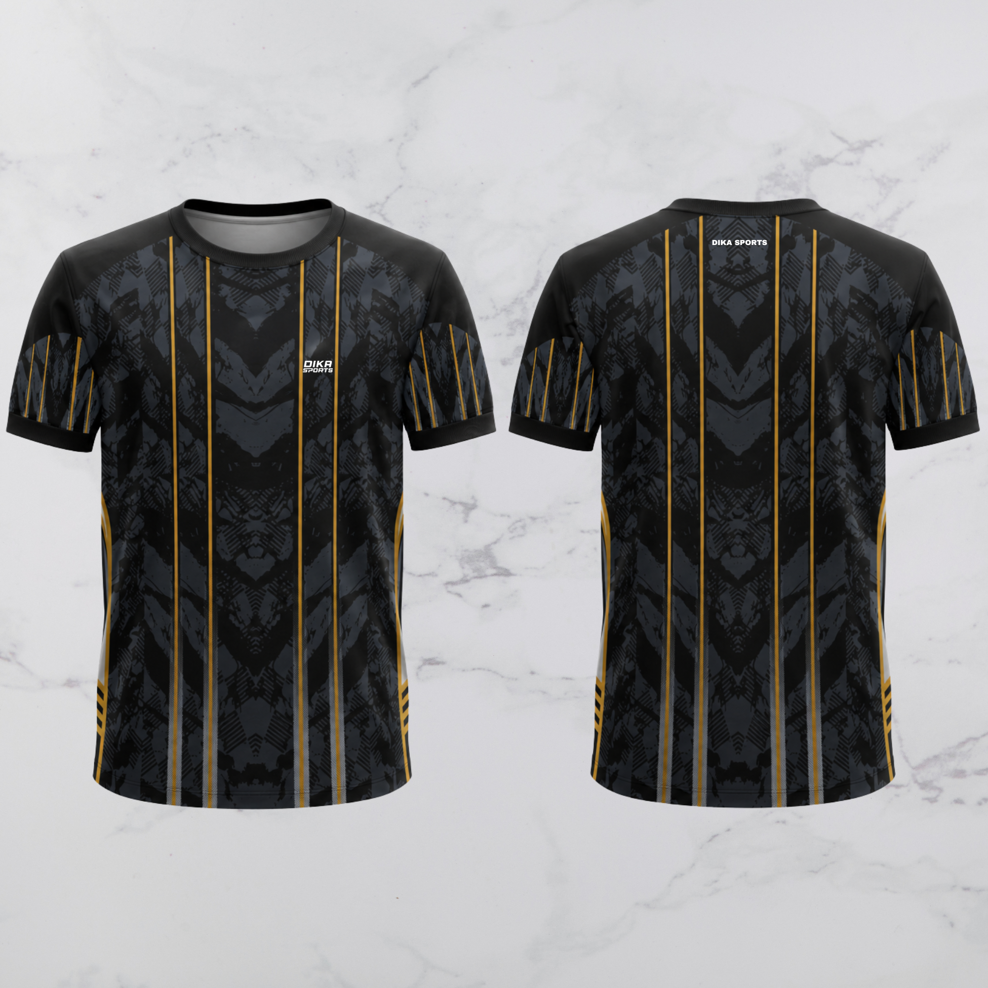 DIKA SPORTS Sports Shirts for Men | Round Neck Cricket Jersey | Sport Jersey for Men | Cricket Dress | Active Sports Wear