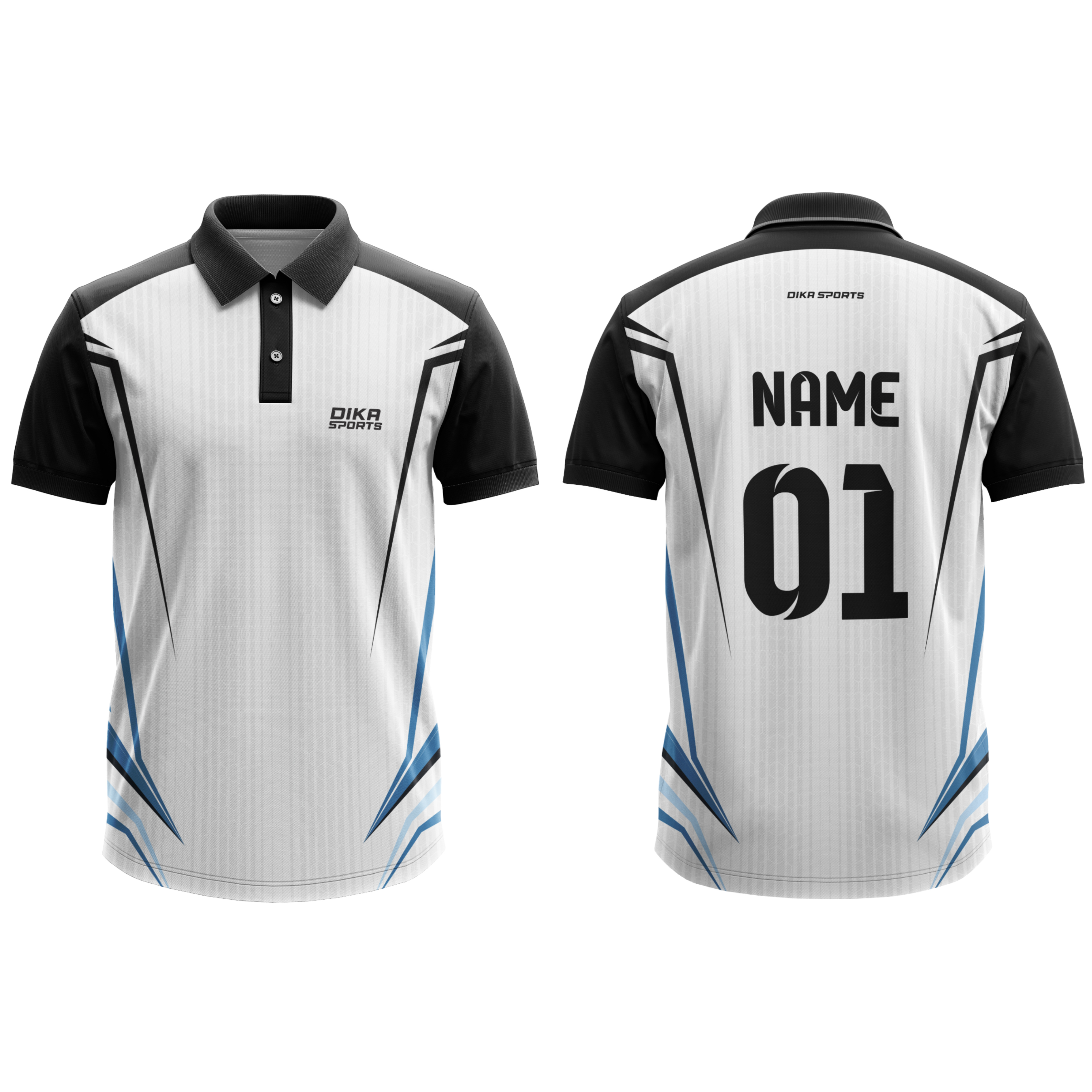 Kids cricket t-shirt white jersey for cricket