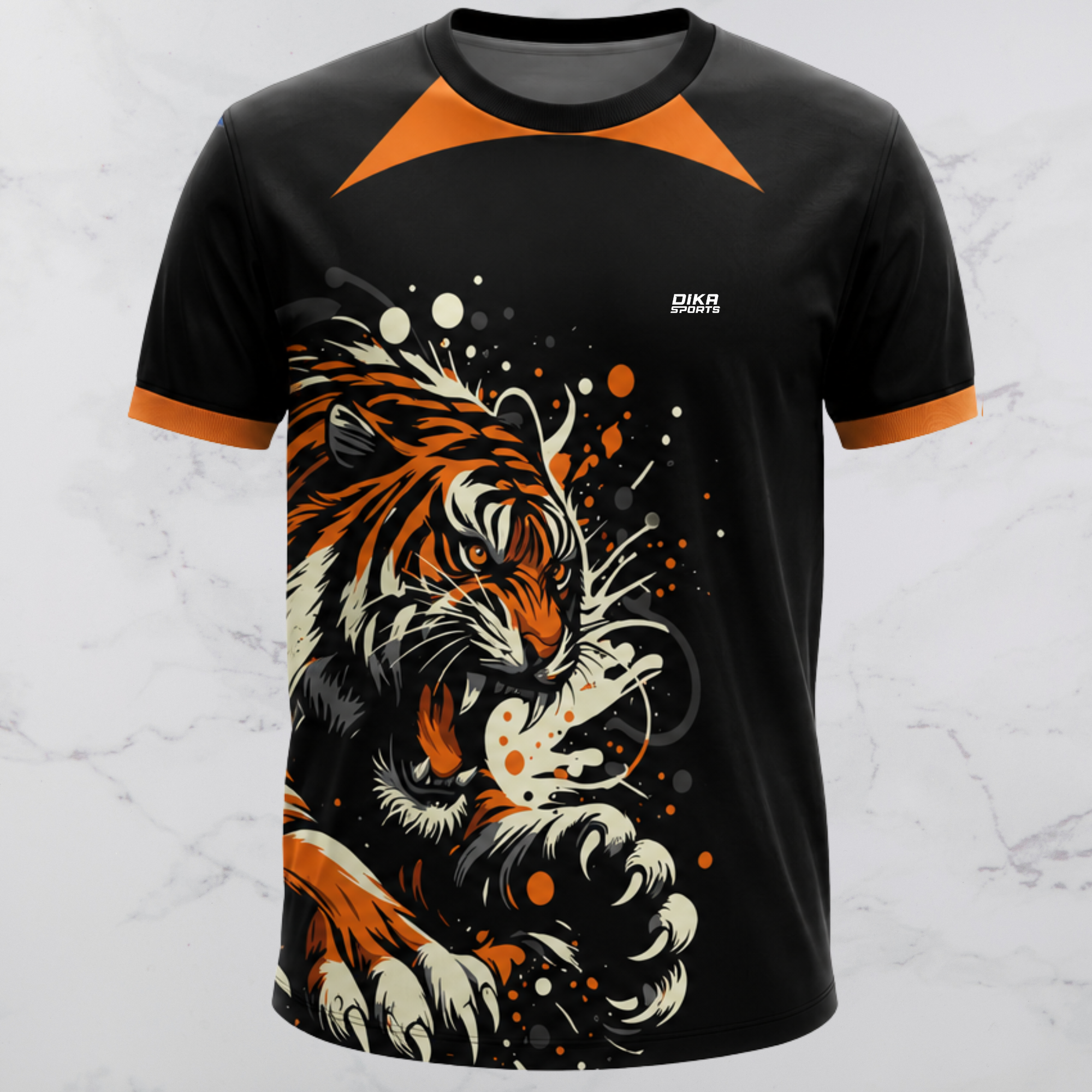 Dika Sports Professional Round Neck Cricket T-Shirt | Quick Dry Breathable Cricket Apparel