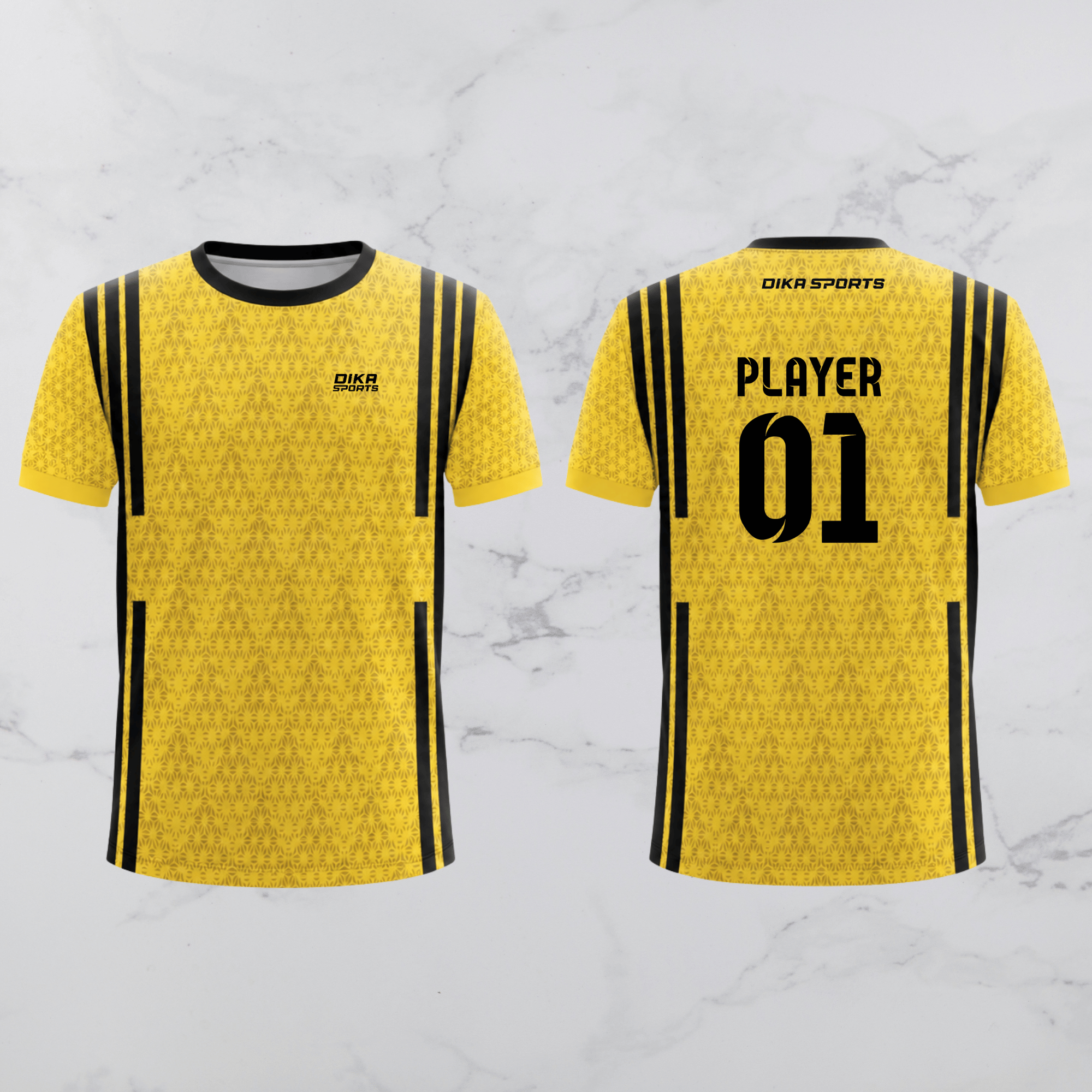 Dika Sports Cricket Jersey for Fans | Personalized Name and Number Cricket Jersey