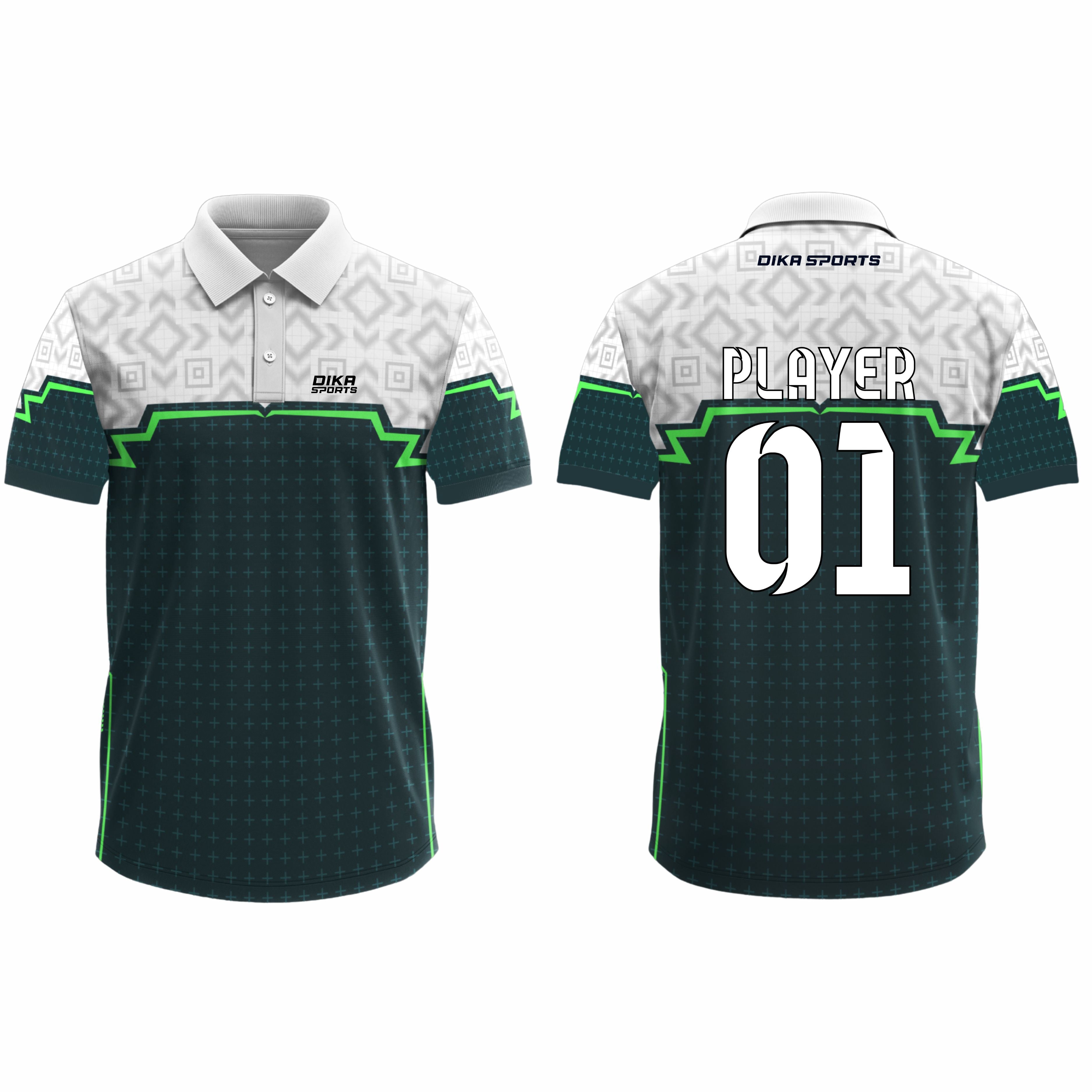 Cricket T-Shirt with Collar Personalized Cricket T-Shirt Online