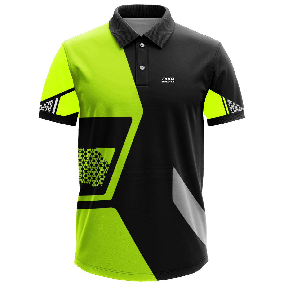 Dika Sports Custom Jersey for Men | Cricket Jersey with Collar | Custom Cricket T-Shirt | Breathable & Stretchable Sportswear