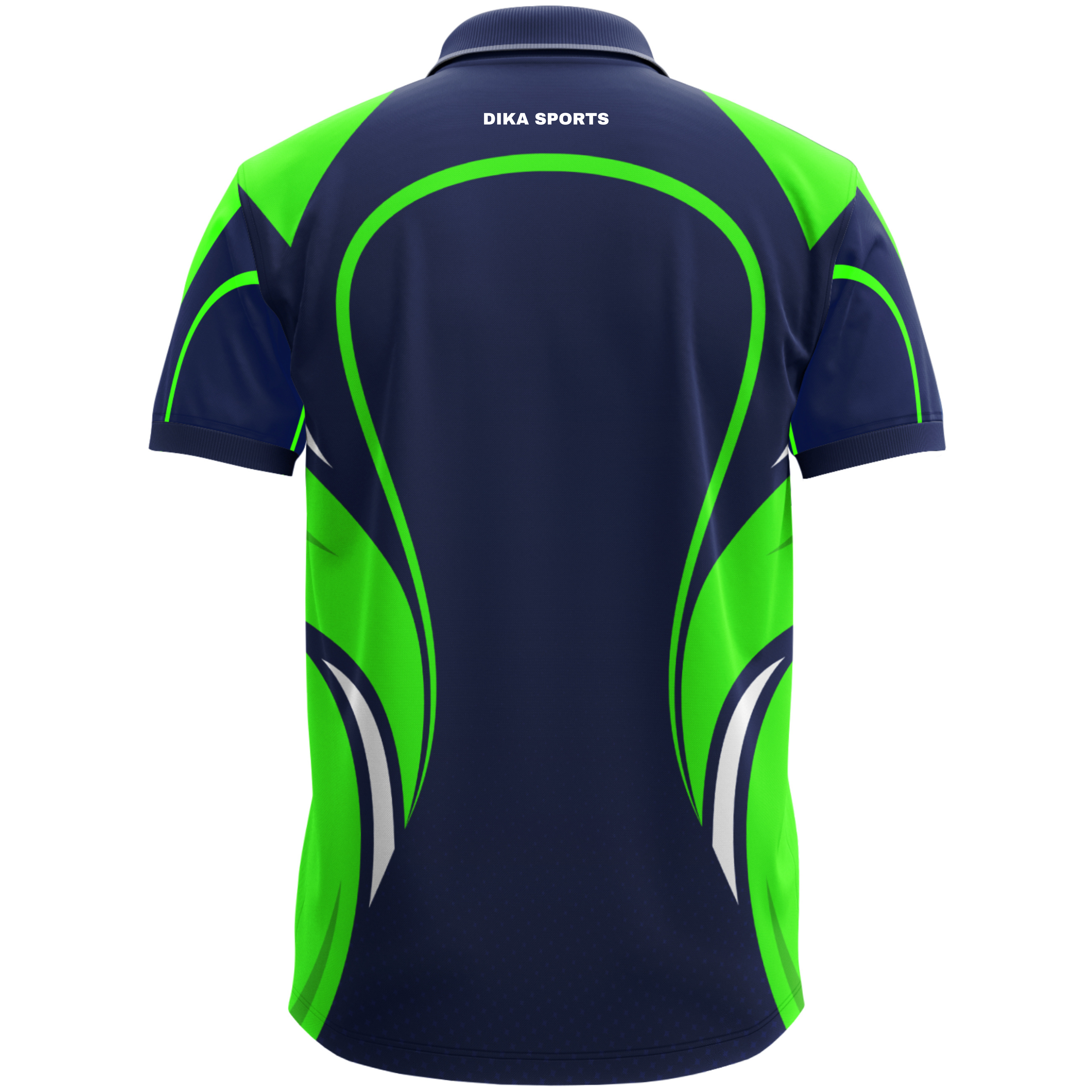 DIKA SPORTS Stylish Cricket T-Shirt, Breathable Stretchable Cricket Jersey with UV Protection and Quick Dry Technology