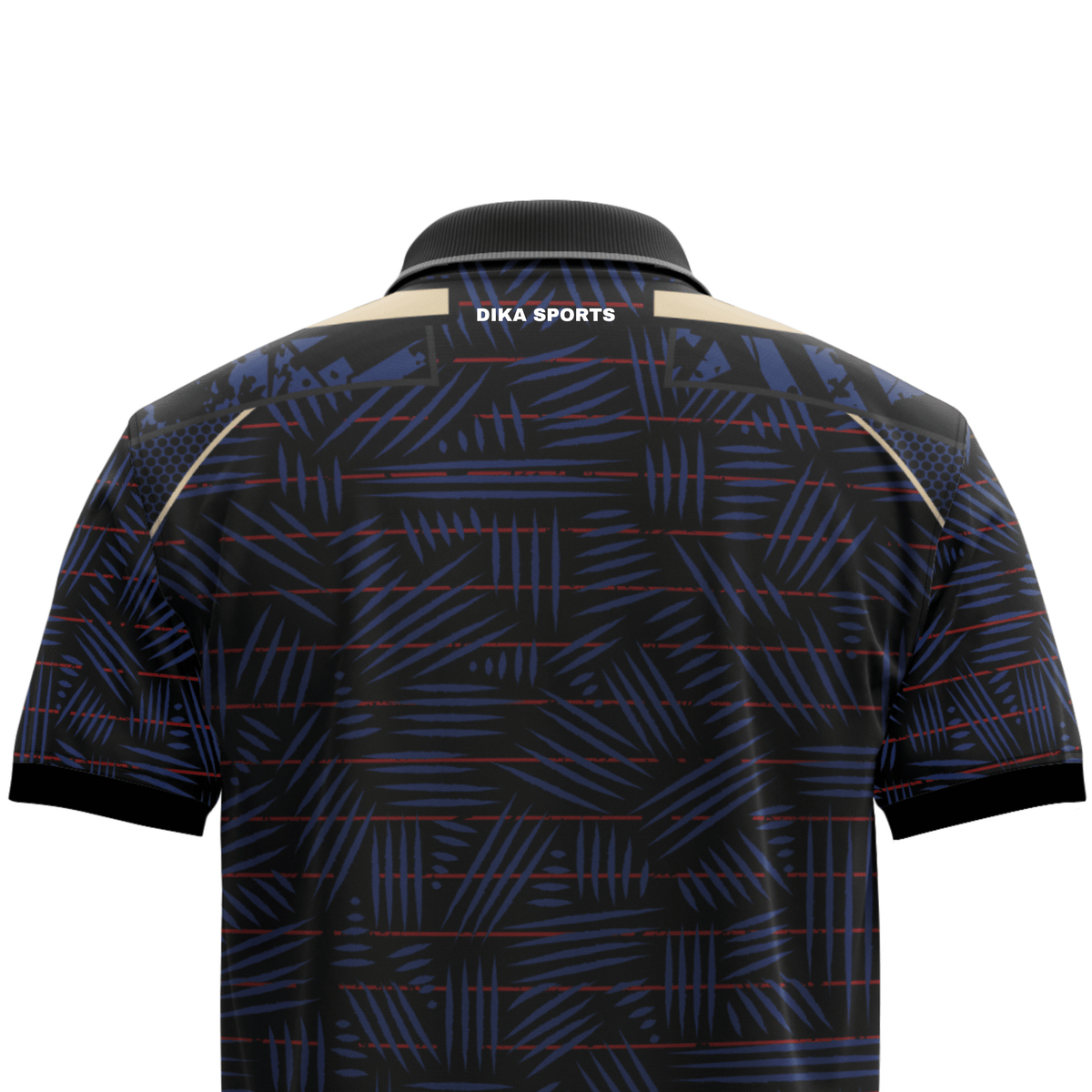 Men's Half Sleeve Cricket Collar Jersey – Ready Made Breathable Sports T-Shirt