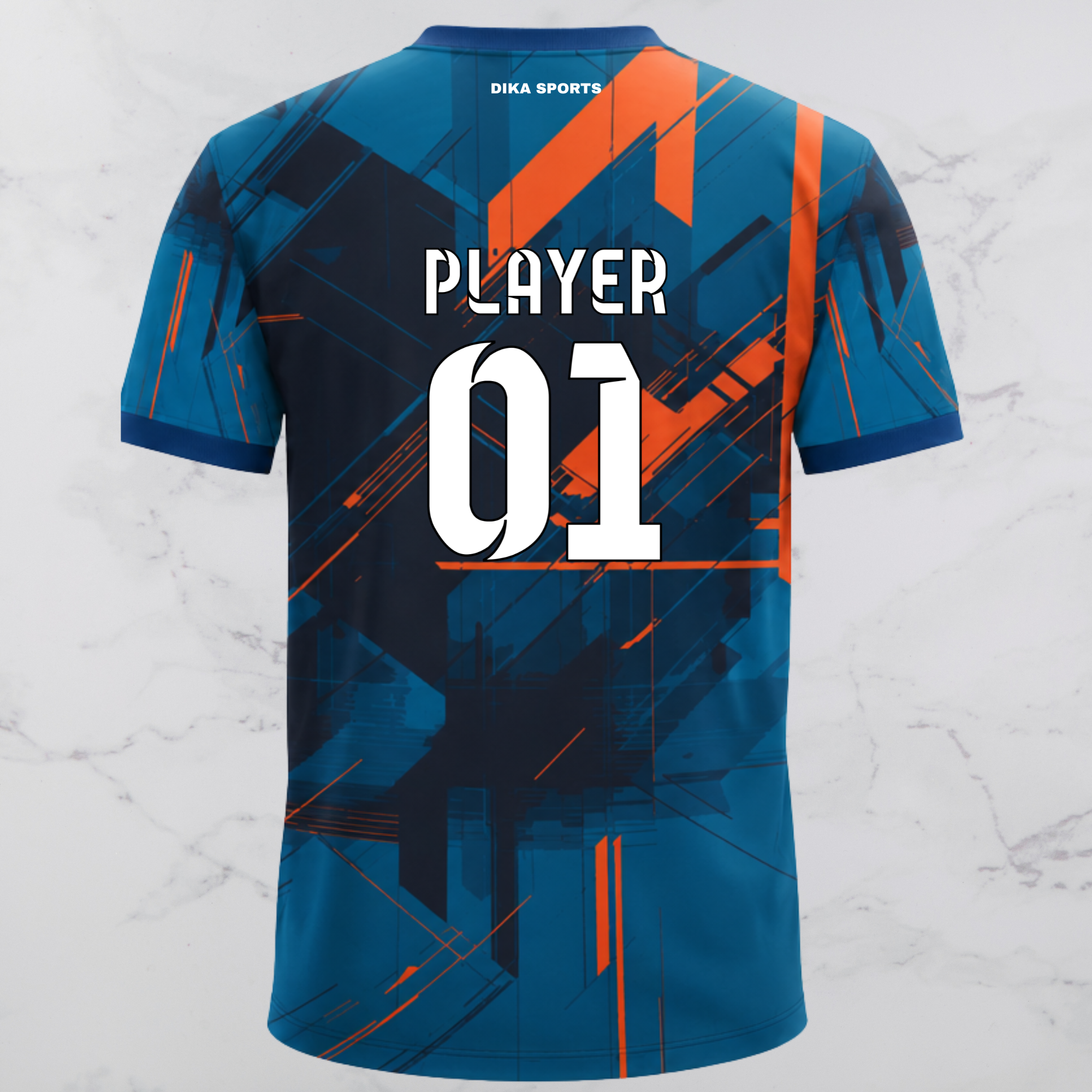 DIKA SPORTS Cricket T-Shirt Set | Custom Round Neck Team Jersey | Personalized Cricket T-Shirts