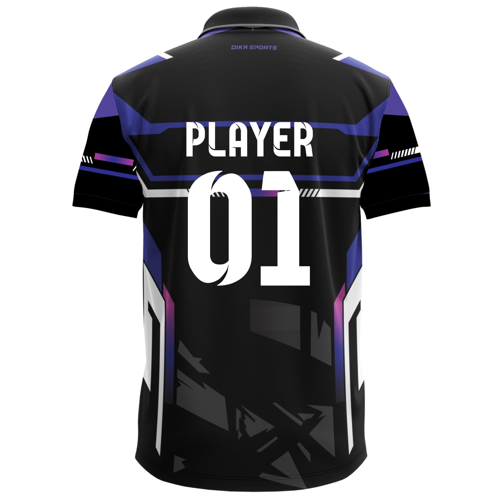 Dika Sports t shirt sports for men Cricket jersey breathable printed shirts for men full sleeves