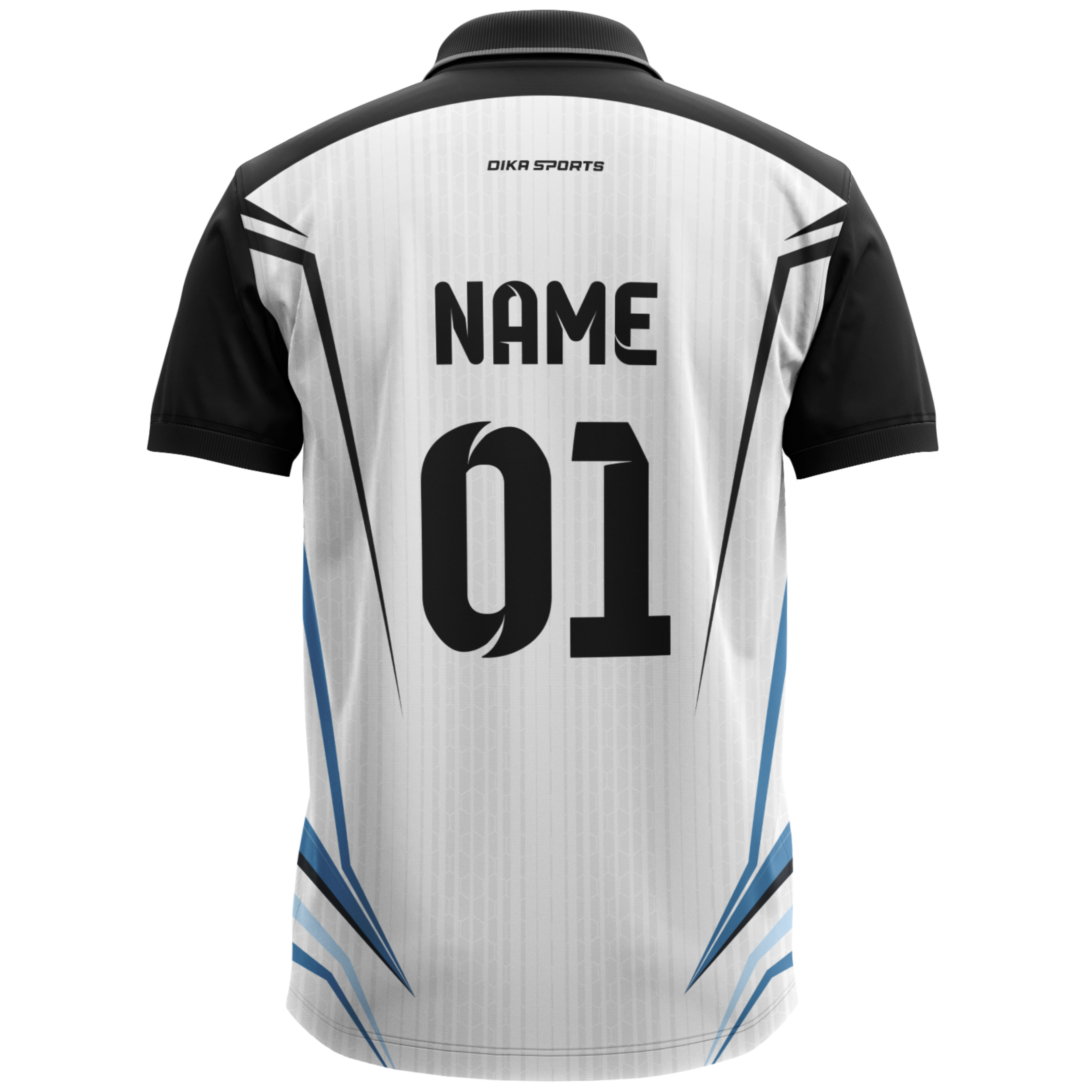 Kids cricket t-shirt white jersey for cricket