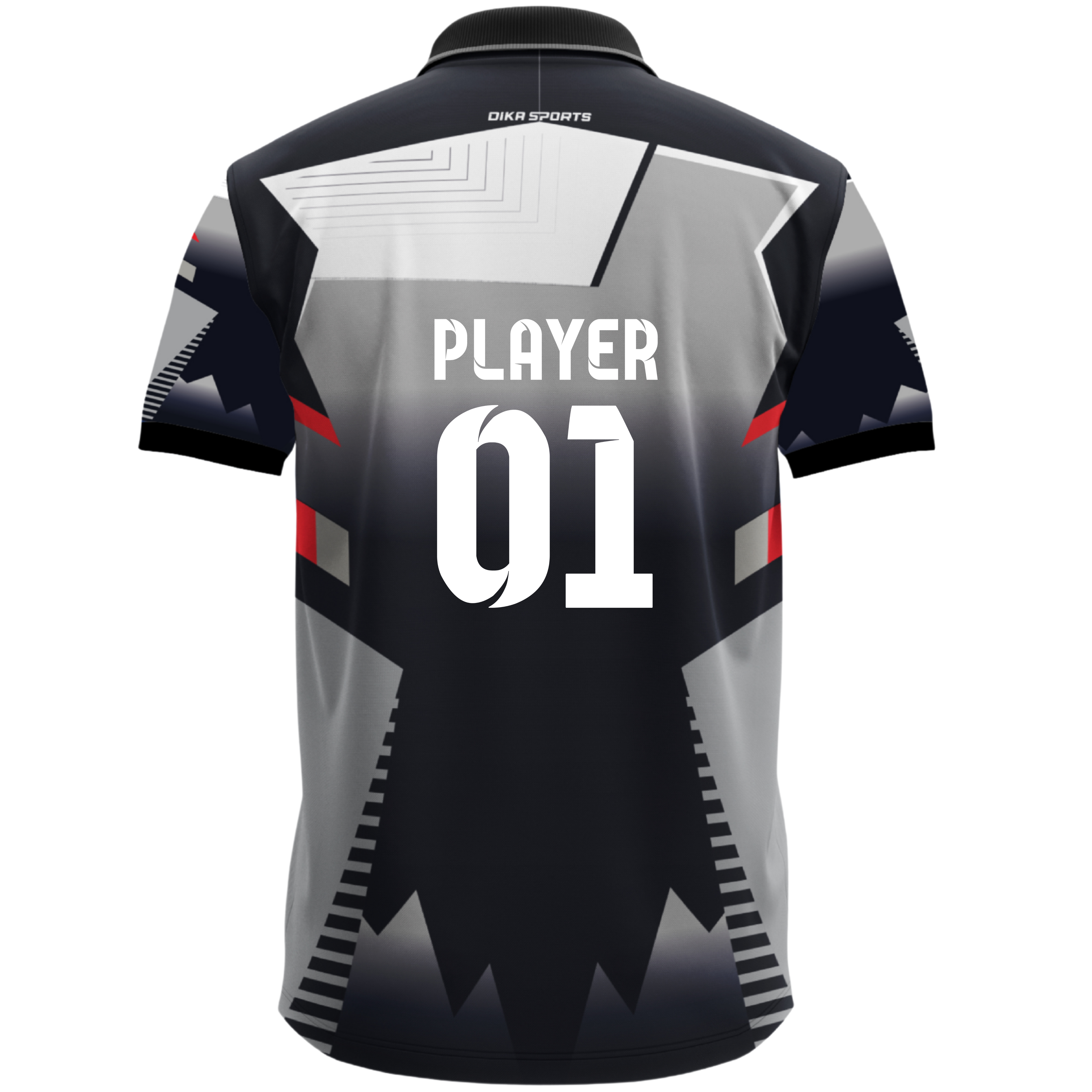 Dika Sports Custom replica jersey Cricket t-shirt online cricket t-shirtjersey for men training pant men - Pack of 2