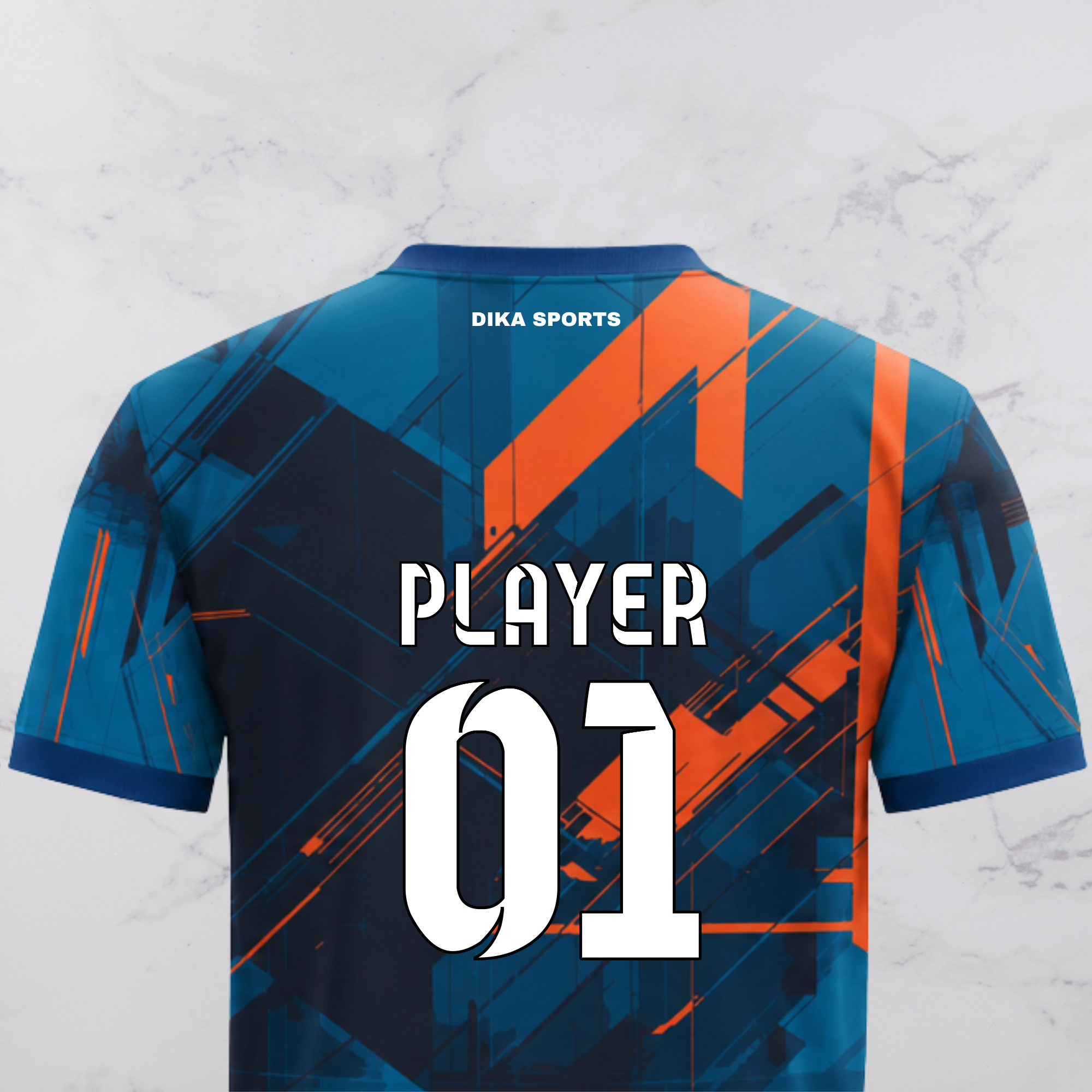 DIKA SPORTS Cricket T-Shirt Set | Custom Round Neck Team Jersey | Personalized Cricket T-Shirts