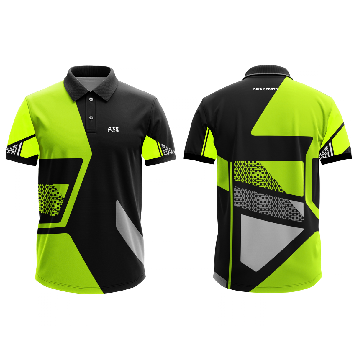 Dika Sports Cricket T-Shirt Set | Team Cricket Jersey for Men | Breathable Sports T-Shirt | Moisture Wicking Quick Dry Fabric | Non Custom