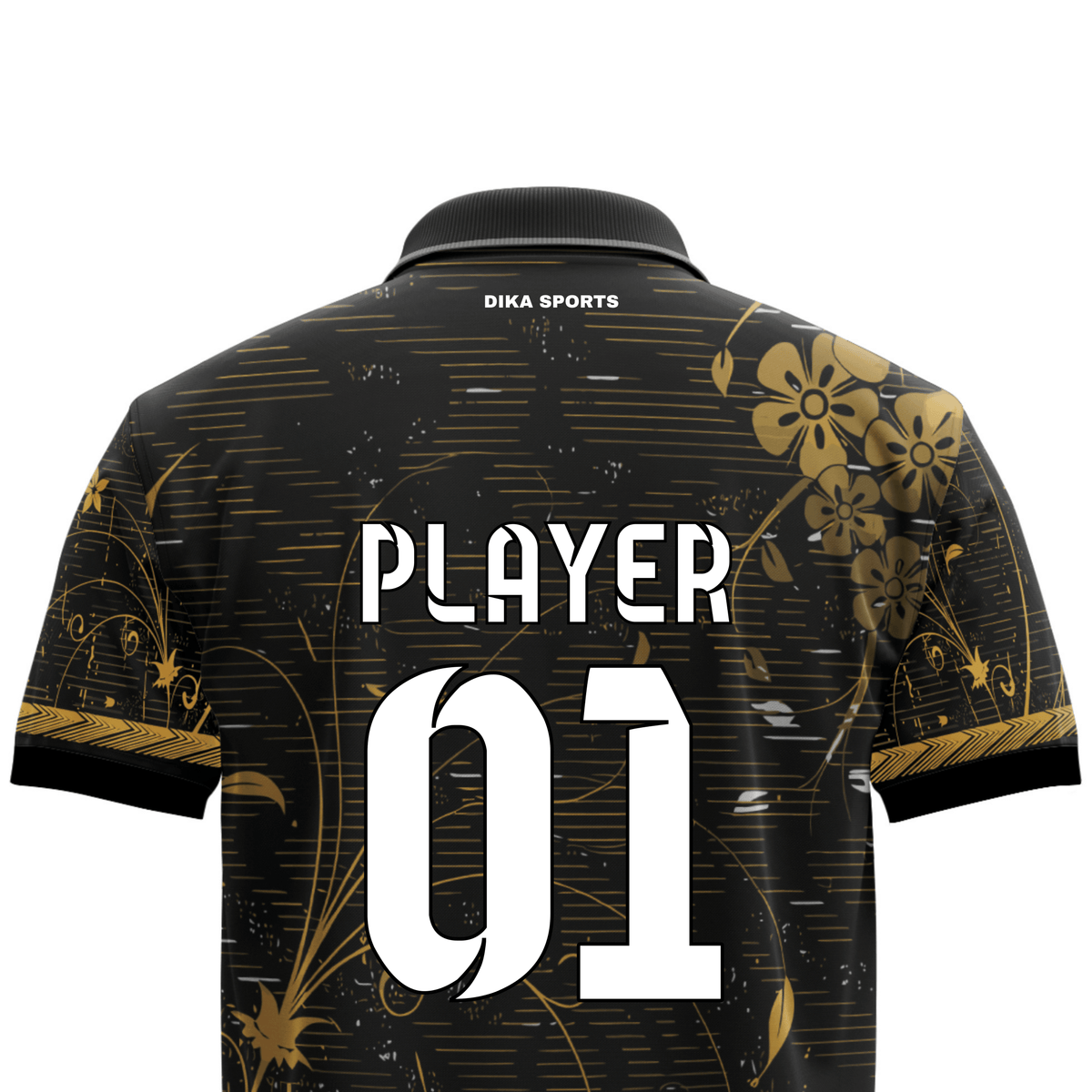 DIKA SPORTS Breathable Cricket Polo Jersey UV Protection and Lab Tested – Quick Dry Custom Team Shirt for Local Matches