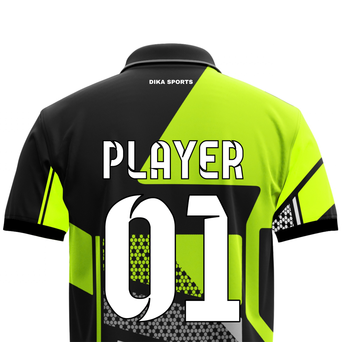 Dika Sports Custom Jersey for Men | Cricket Jersey with Collar | Custom Cricket T-Shirt | Breathable & Stretchable Sportswear
