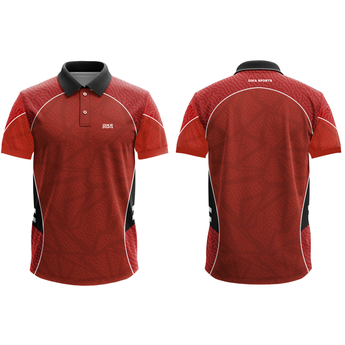 Dika Sports Men's Sports T-Shirt | Cricket T-Shirt Set | Moisture Wicking Quick Dry Technology | Cricket Dress
