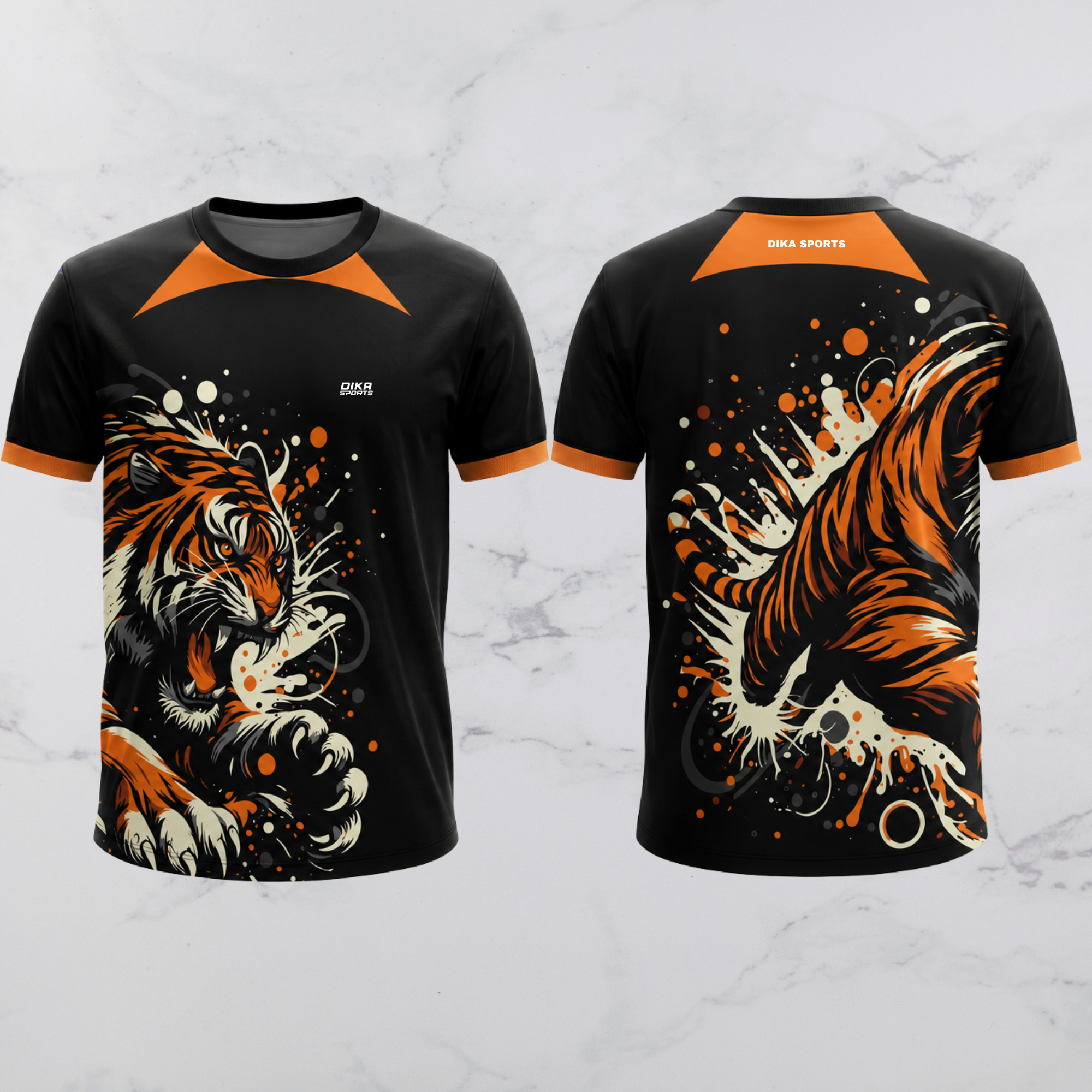 Dika Sports Professional Round Neck Cricket T-Shirt | Quick Dry Breathable Cricket Apparel