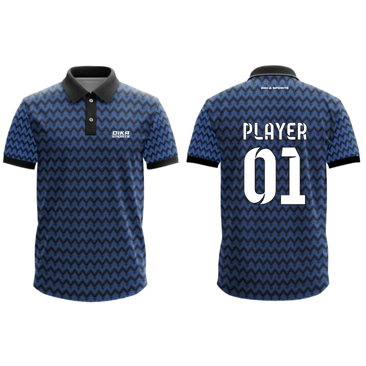 DIKA SPORTS Custom Name and Logo Jersey  Breathable Cricket Jersey for Men