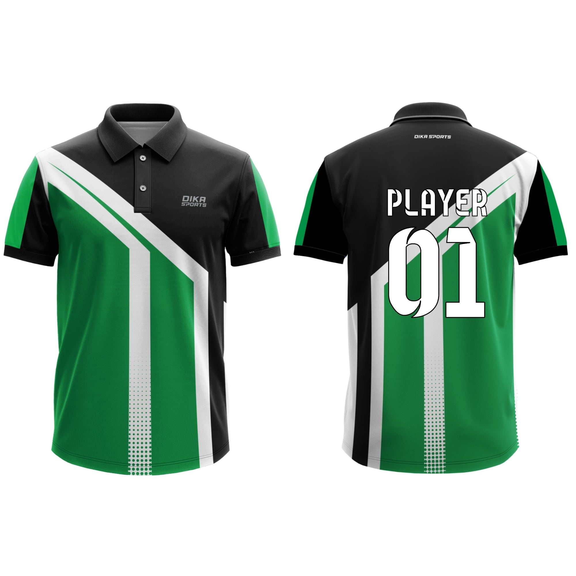 Dika Sports Custom cricket jerseyCricket t-shirt quick-dry cricket whites for men