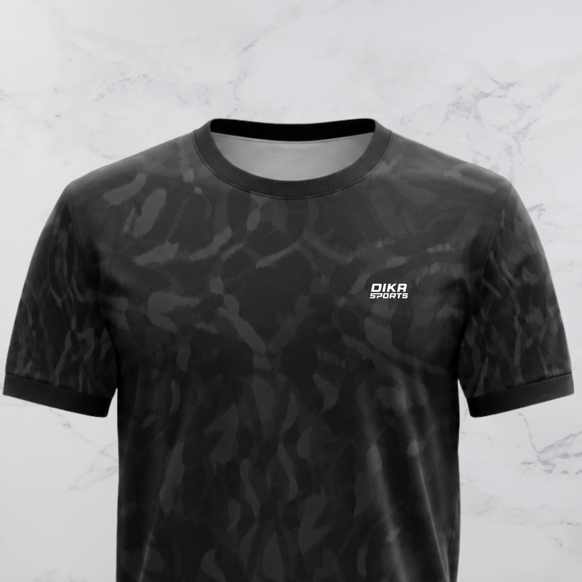 DIKA SPORTS Professional Cricket Jersey Round Neck Moisture Wicking Breathable Sports T-Shirt for Adults