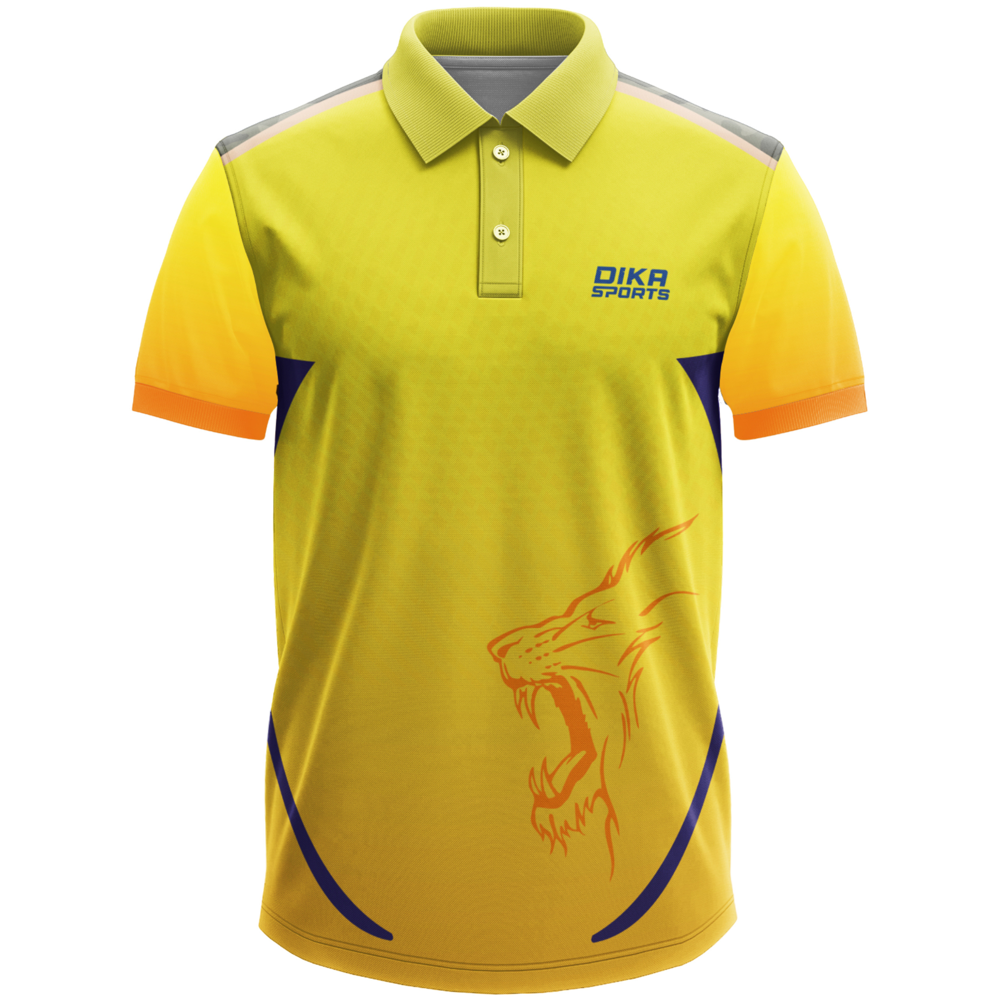 Dika Sports Cricket Training Jersey | Men’s Quick Dry Sports T Shirt | Athletic Wear | 2 Year to 5XL Sizes Available