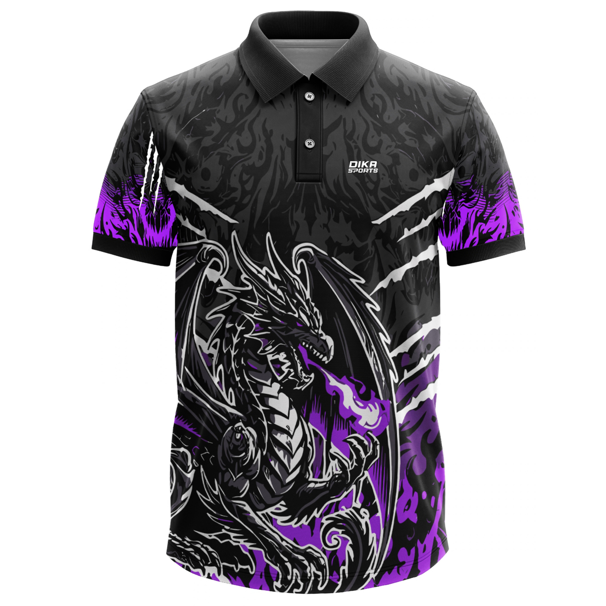 Dika Sports Custom Printed Cricket Jersey | Name Number Logo Personalization | Breathable Cricket Jersey for Men & Kids