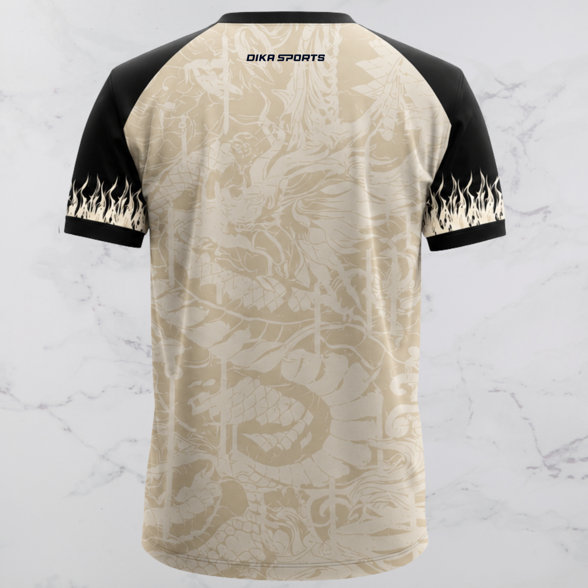 Dika Sports Athletic Round Neck Cricket T-Shirt | Premium Short Sleeve Cricket Wear Online