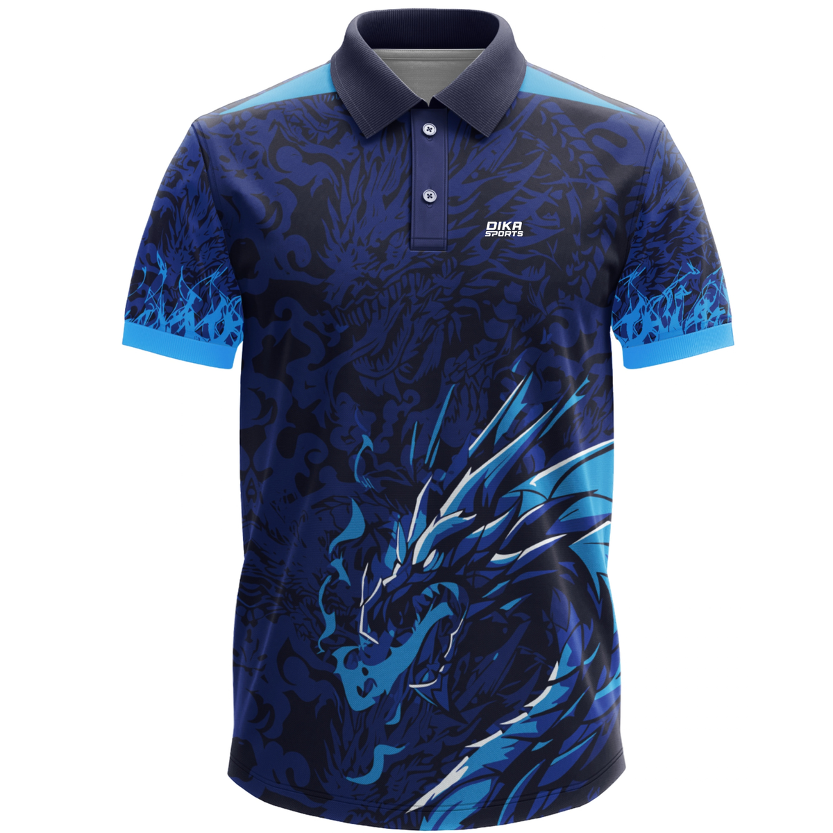 Dika Sports Cricket Jersey Replica Style | Custom Name Number Jersey | Personalized Cricket Team Jersey for Men & Fans