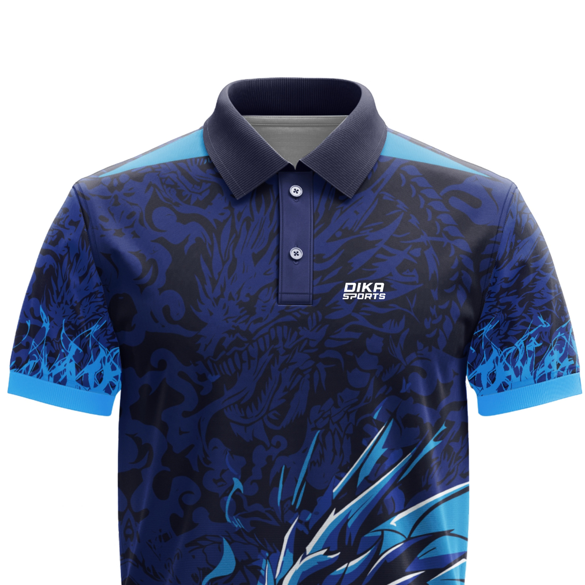 Dika Sports Cricket Jersey Replica Style | Custom Name Number Jersey | Personalized Cricket Team Jersey for Men & Fans