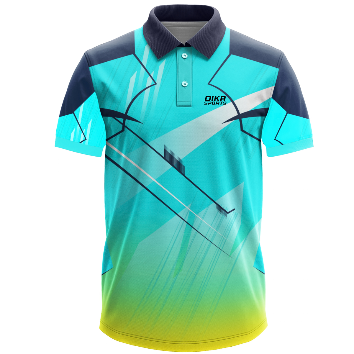 Dika Sports Custom Cricket Jersey with Name Number | Personalized Team Cricket Jersey | Breathable & Stretchable Sportswear