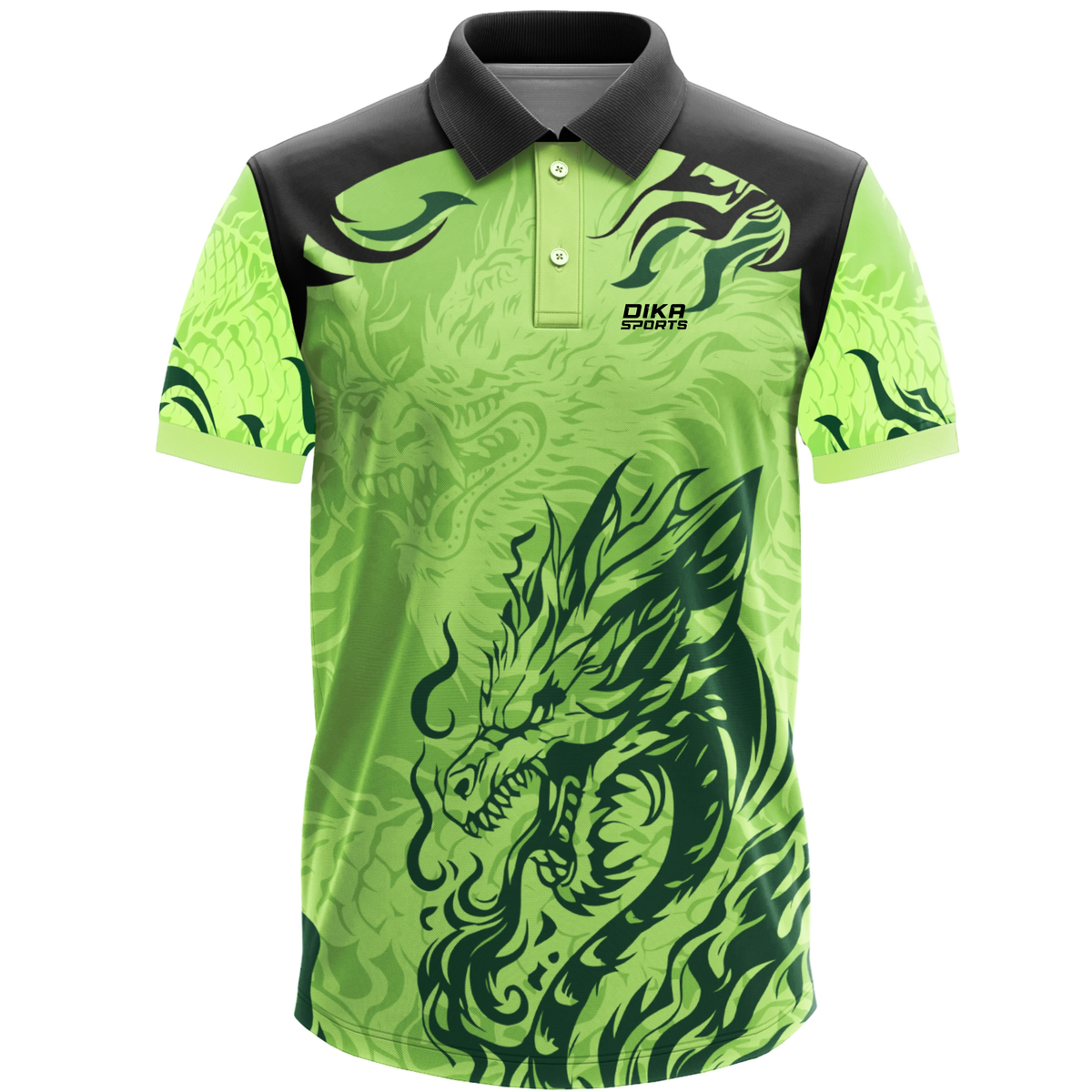 DIKA SPORTS Cricket Tshirt | Stylish Men's Cricket T-Shirt for Practice, Training & Match | Breathable Sports Wear