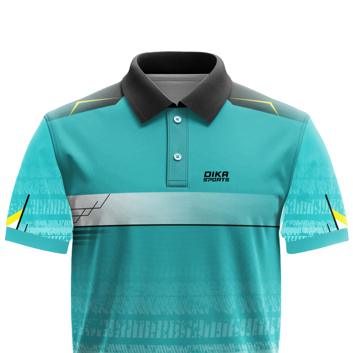 Dika Sports Cricket Jersey with Collar | Custom Name Number Logo Jersey | Personalized Team Cricket Jersey for Men & Kids