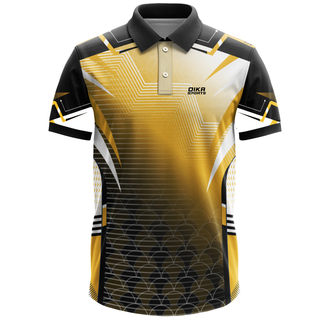 Dika Sports Custom Cricket Jersey Large Size | Name Number Logo Personalization | Breathable Cricket Jersey for Men