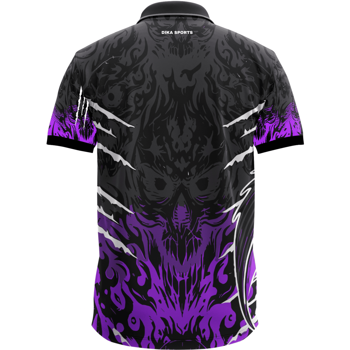 Dika Sports Dragon Men's Sports Polo T-Shirt – Cricket Training Jersey with Collar