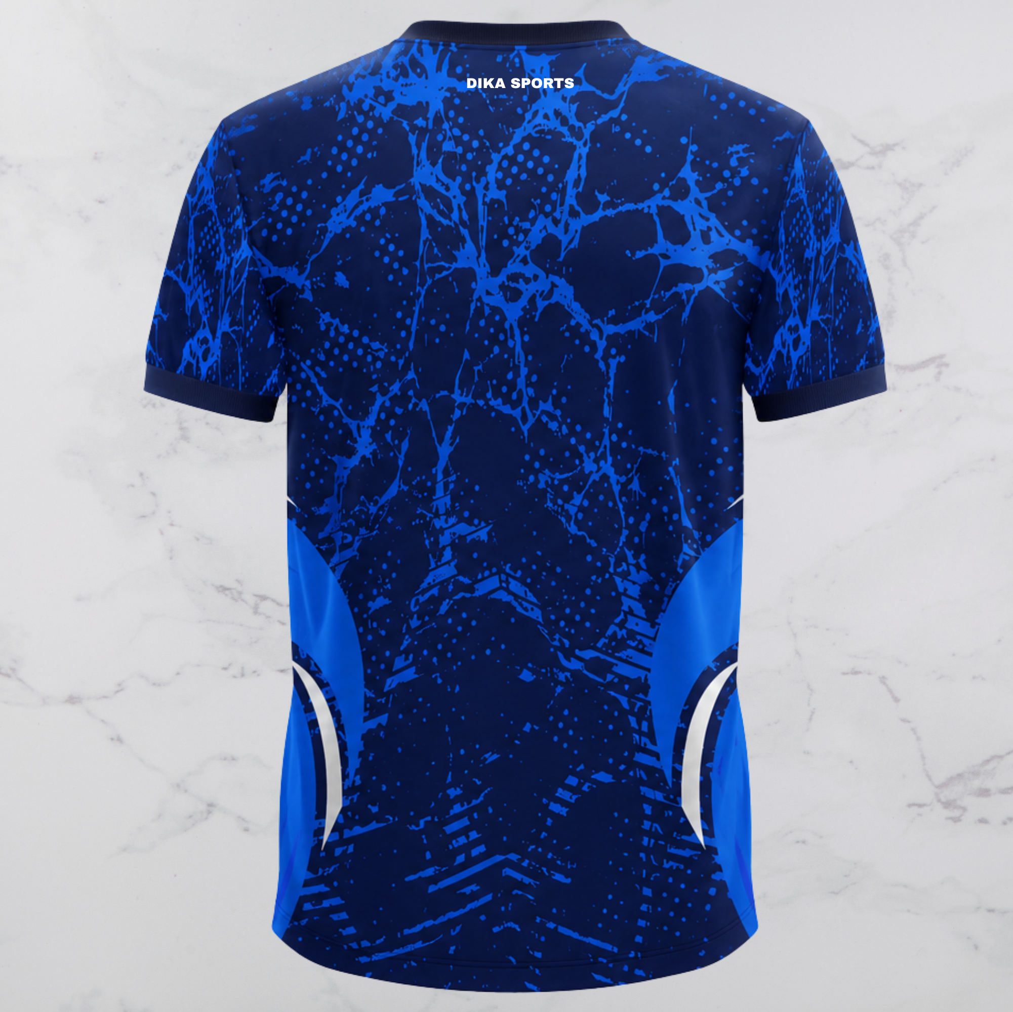 DIKA SPORTS Cricket Jersey for Men Round Neck Sports Shirts for Men | Team Cricket Jersey | Breathable Sports T-Shirt