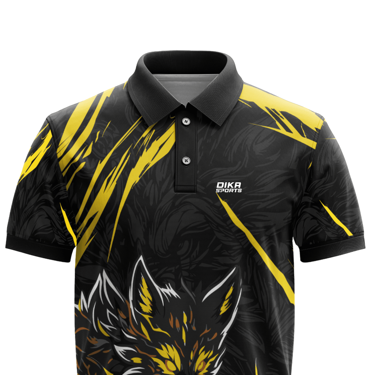 Custom Cricket Collar T-Shirt for Men with wild vibe Professional Team Uniform Graphics and Player Identification