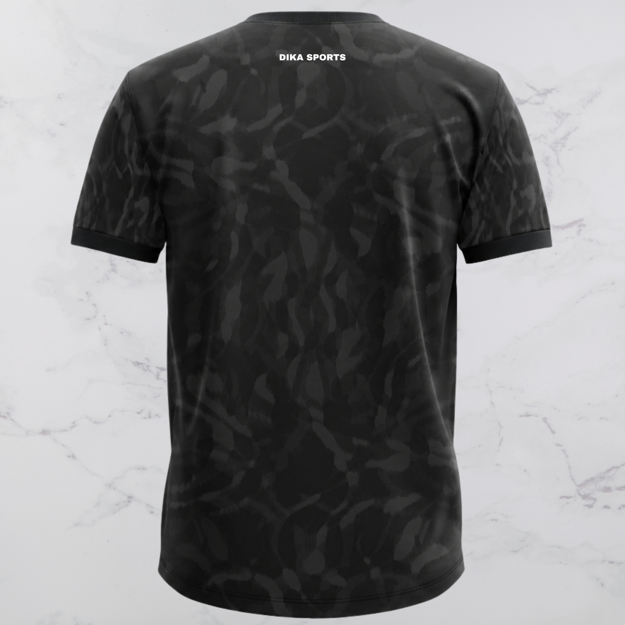 DIKA SPORTS Professional Cricket Jersey Round Neck Moisture Wicking Breathable Sports T-Shirt for Adults