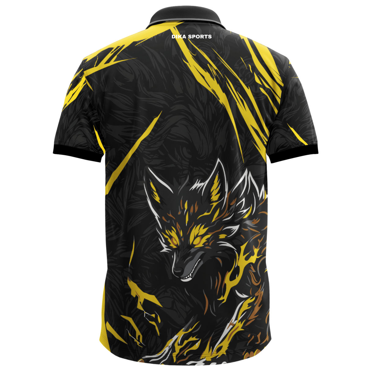 Cricket Polo Jersey for Men Without Name Brilliant Look – Sports Training Wear by Dika Sports