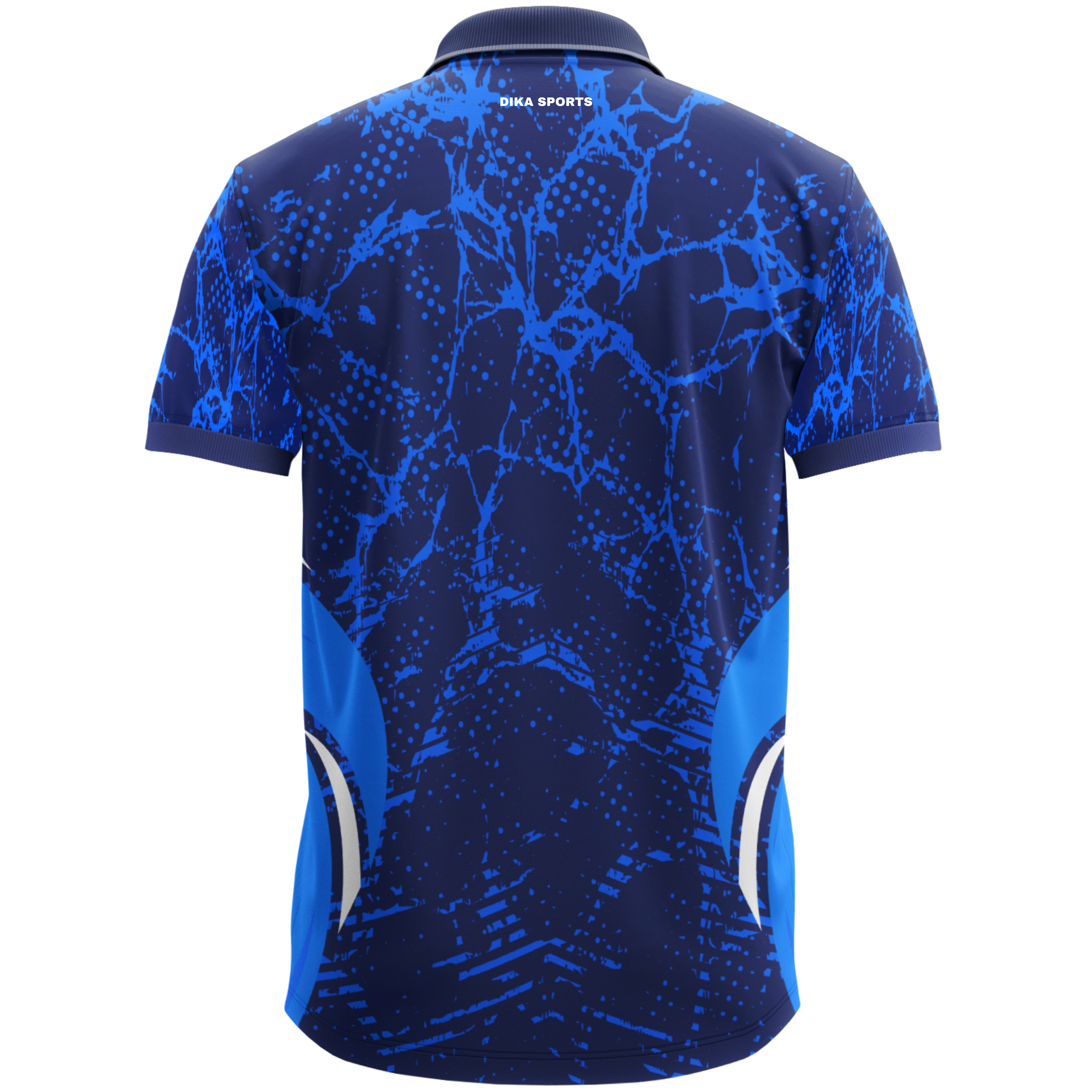 DIKA SPORTS Short Sleeve Cricket T-Shirt, Quick Dry Breathable Cricket Jersey for Practice, Training and Matches