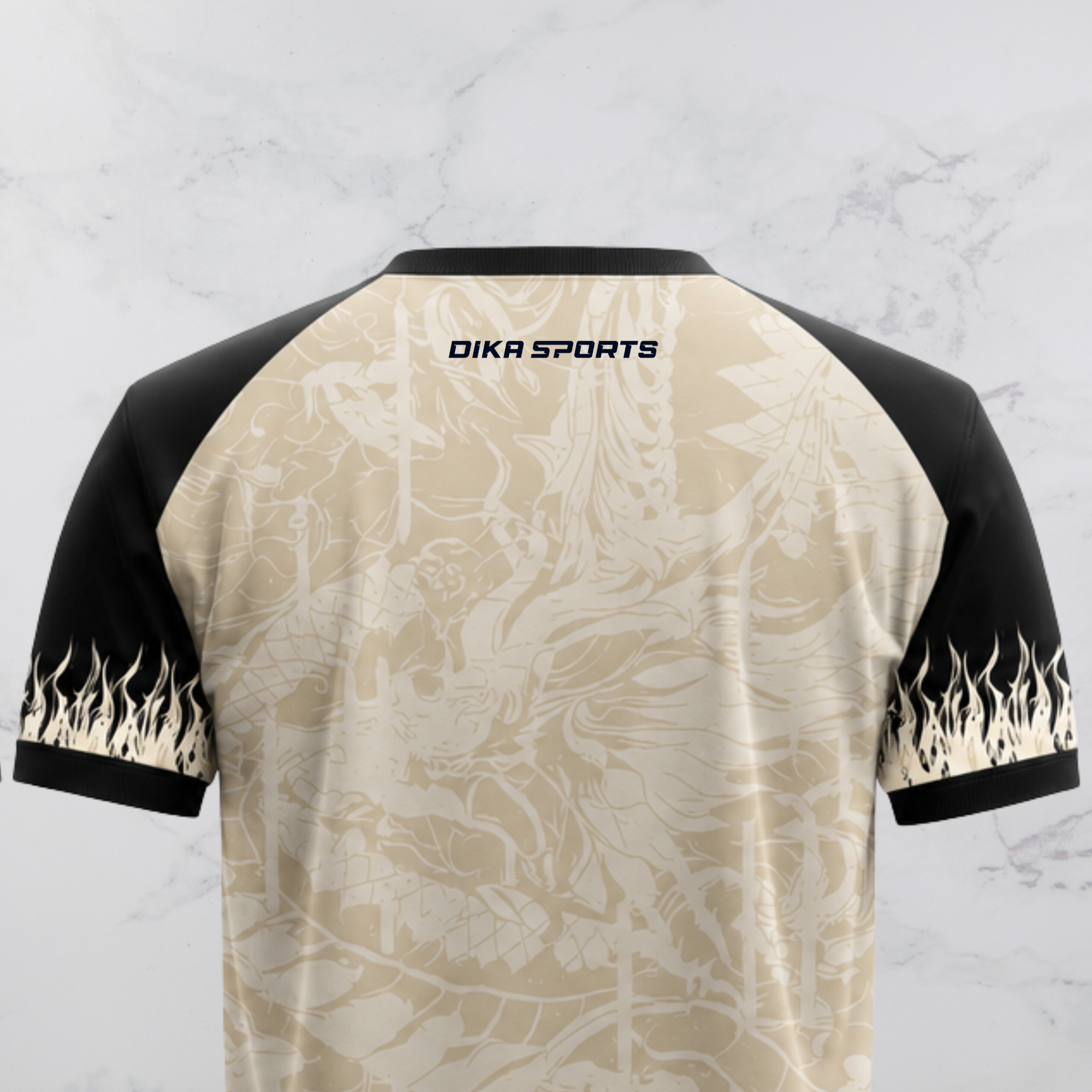 Dika Sports Athletic Round Neck Cricket T-Shirt | Premium Short Sleeve Cricket Wear Online