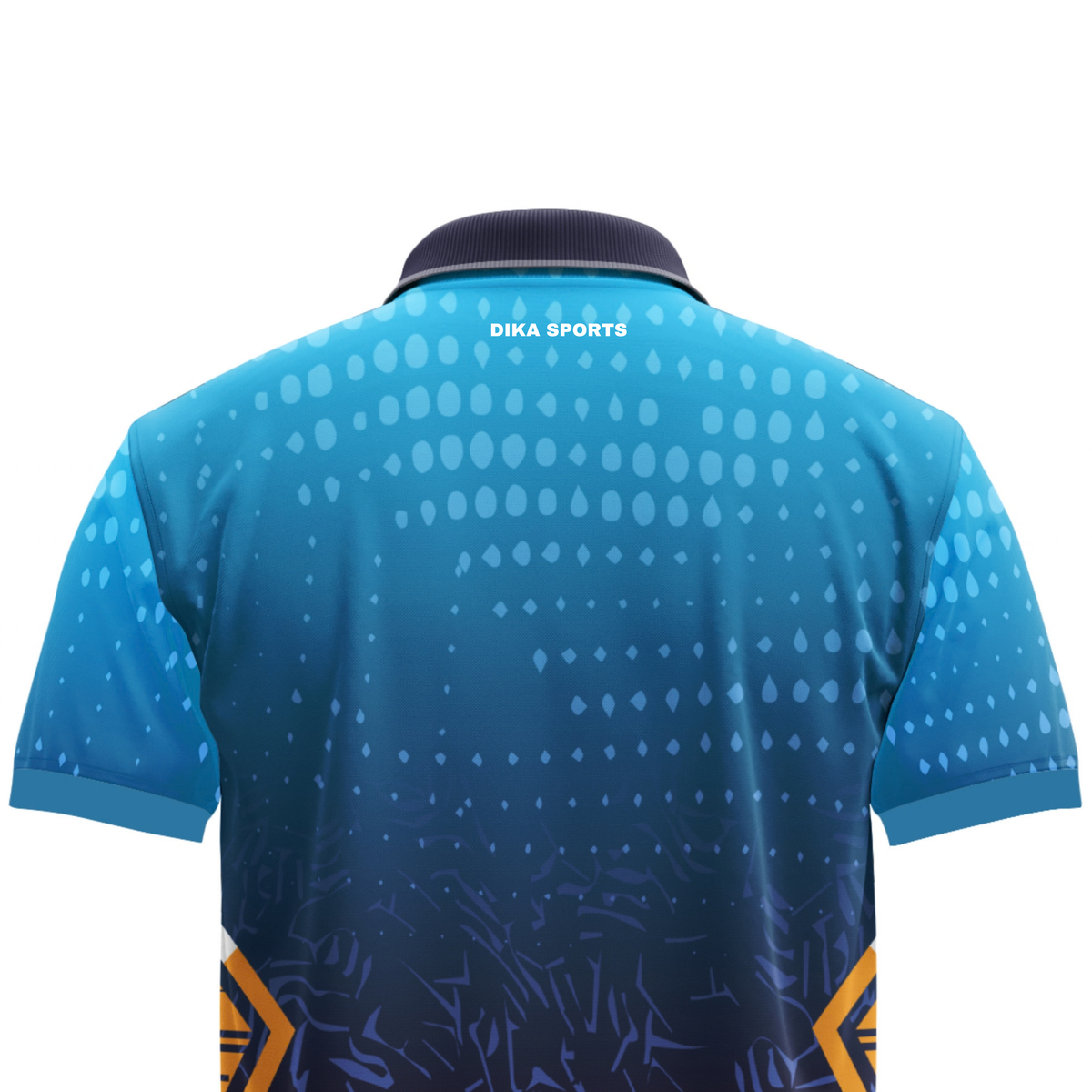 Dika Sports Cricket T-Shirt with Collar | Men's T-Shirt Branded Sports Wear | Quick Dry Cricket Jersey