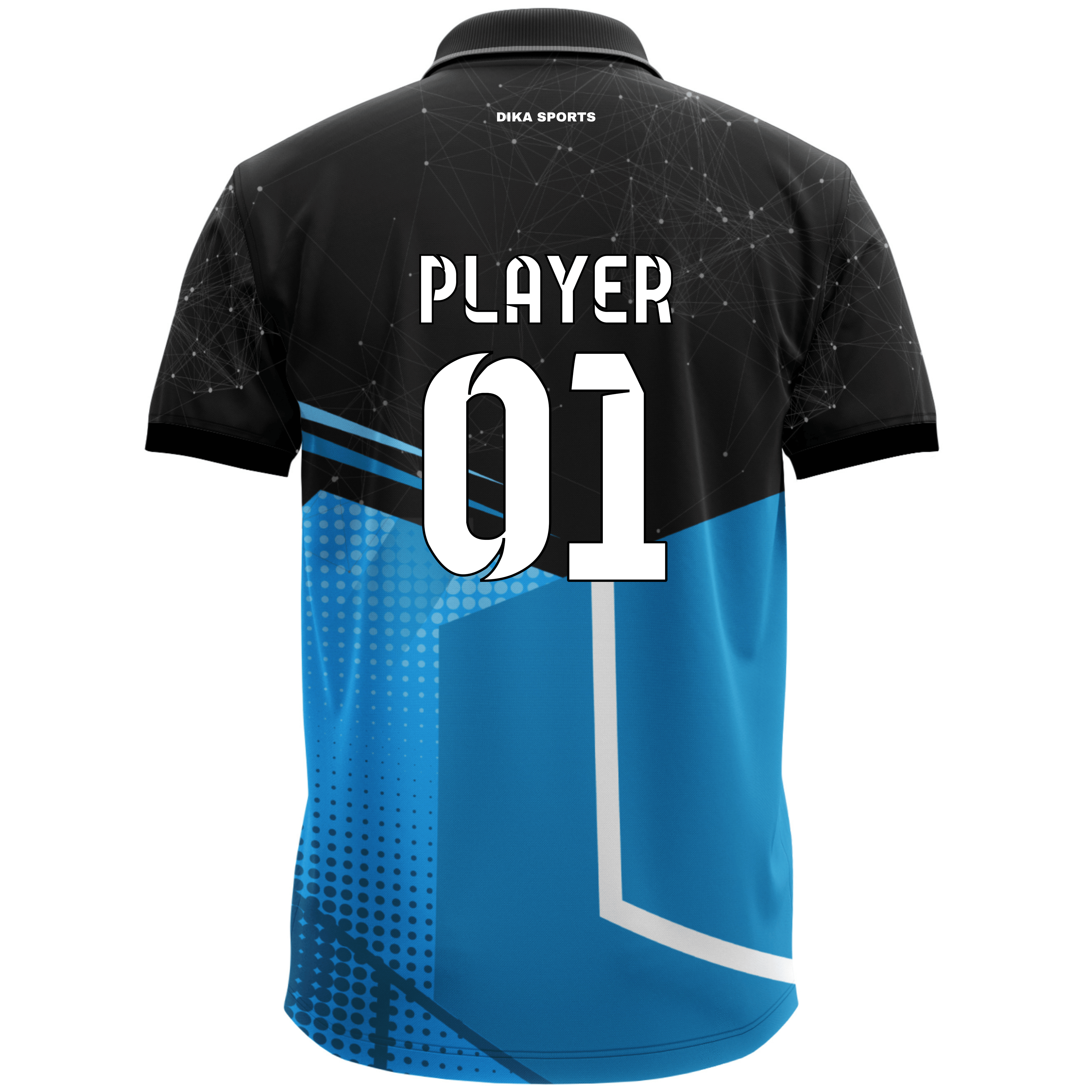 Dika Sports Cricket Polo T-Shirt | Breathable Cricket Jersey for Adults and Teams