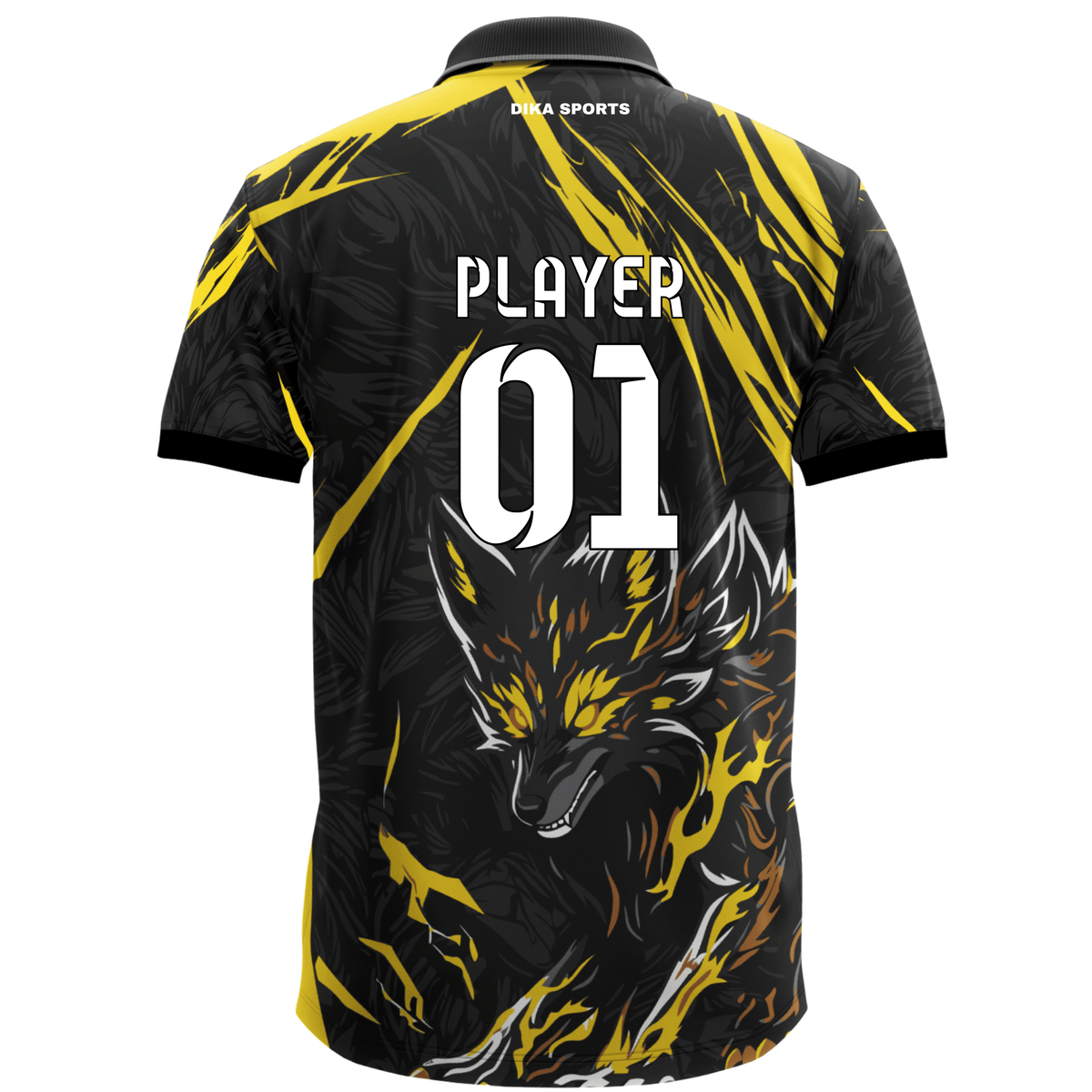 Custom Cricket Collar T-Shirt for Men with wild vibe Professional Team Uniform Graphics and Player Identification