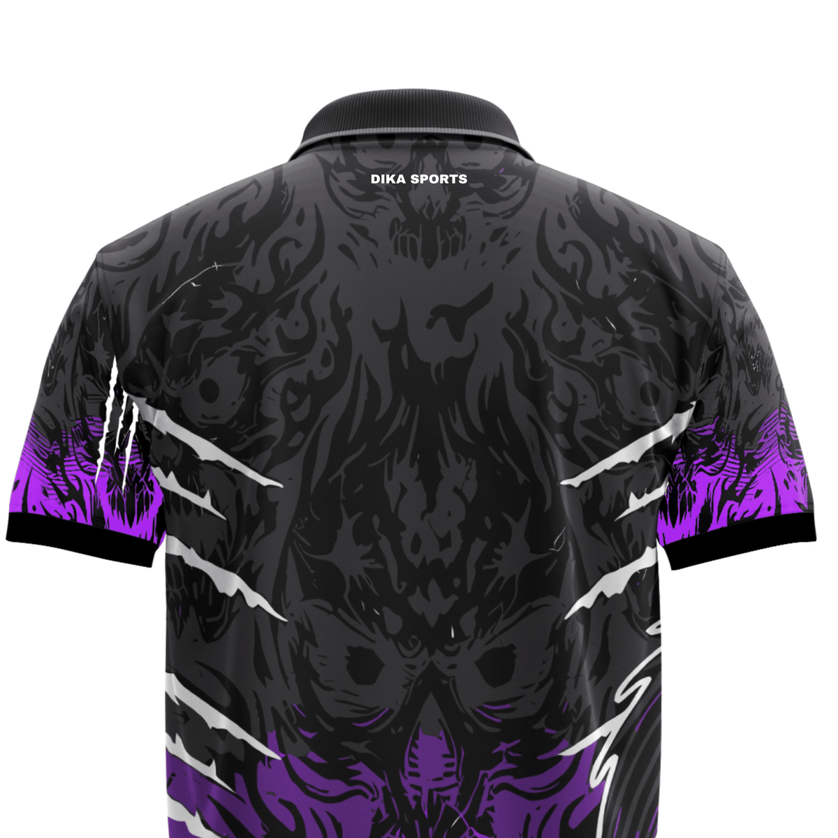 Dika Sports Dragon Men's Sports Polo T-Shirt – Cricket Training Jersey with Collar