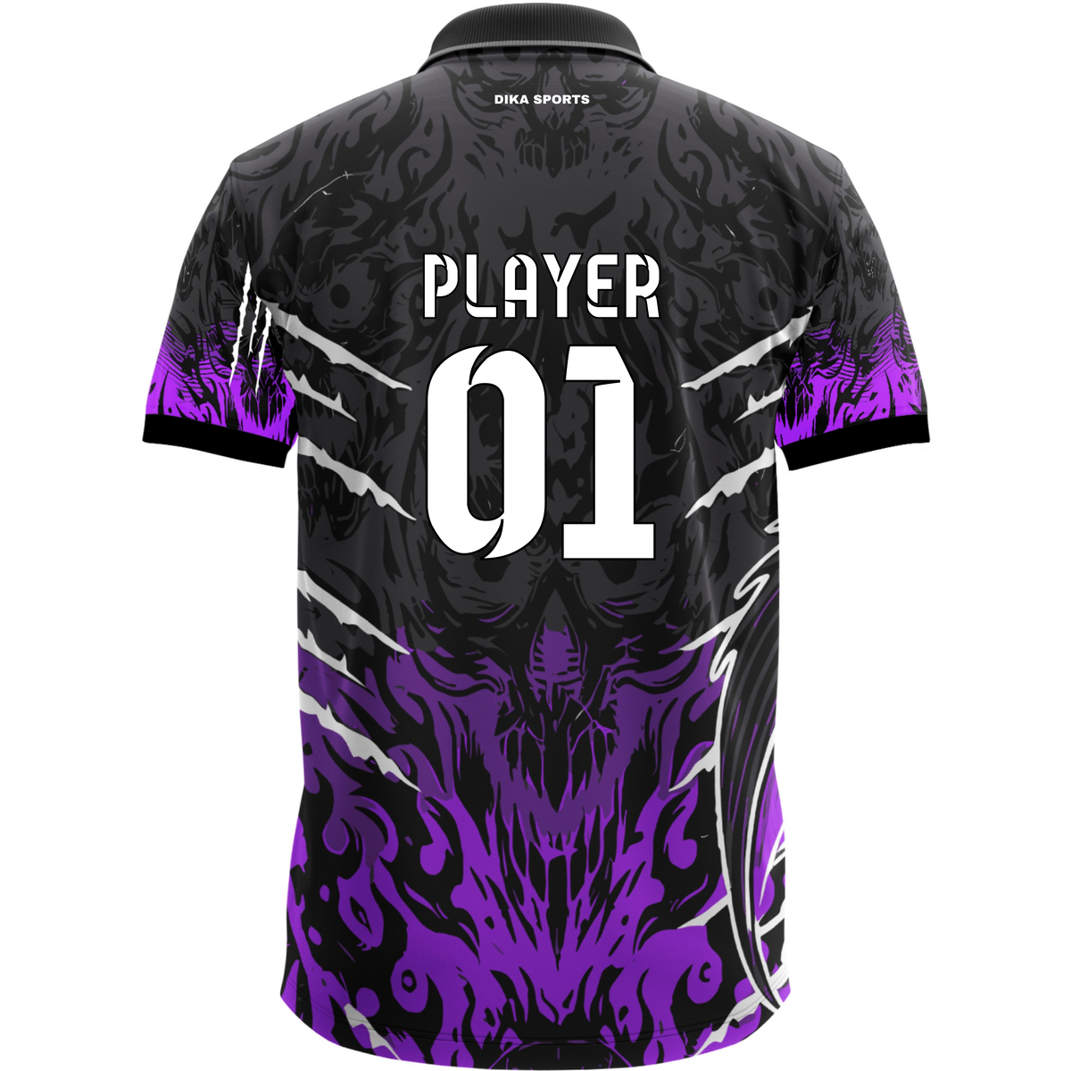 Dika Sports Custom Printed Cricket Jersey | Name Number Logo Personalization | Breathable Cricket Jersey for Men & Kids