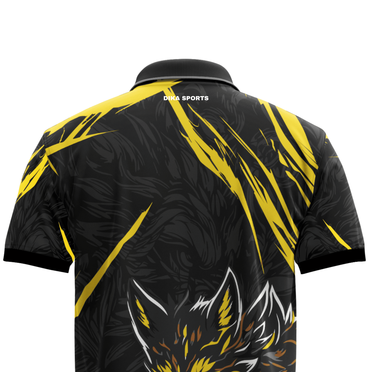 Cricket Polo Jersey for Men Without Name Brilliant Look – Sports Training Wear by Dika Sports